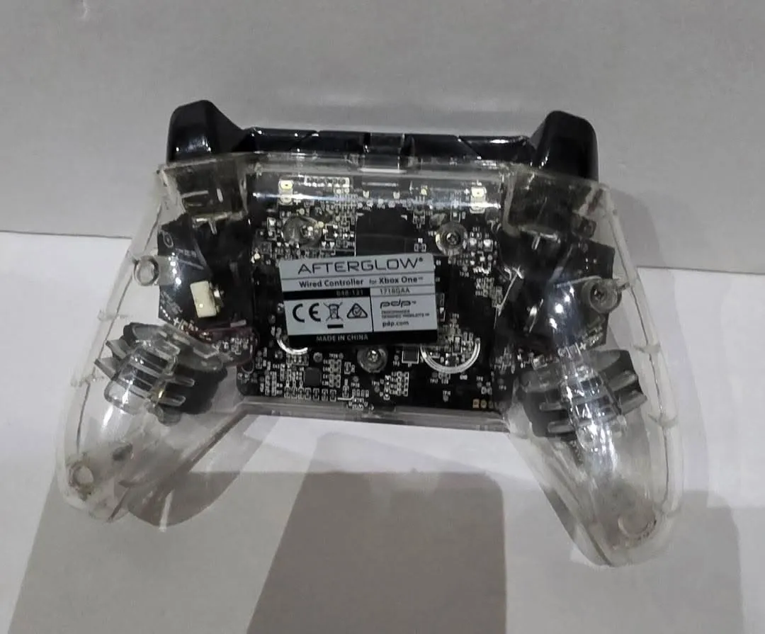 PDP Afterglow Clear Wired Controller for Xbox One — Incomplete