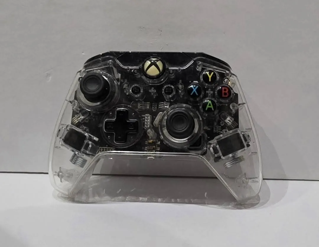 PDP Afterglow Clear Wired Controller for Xbox One — Incomplete