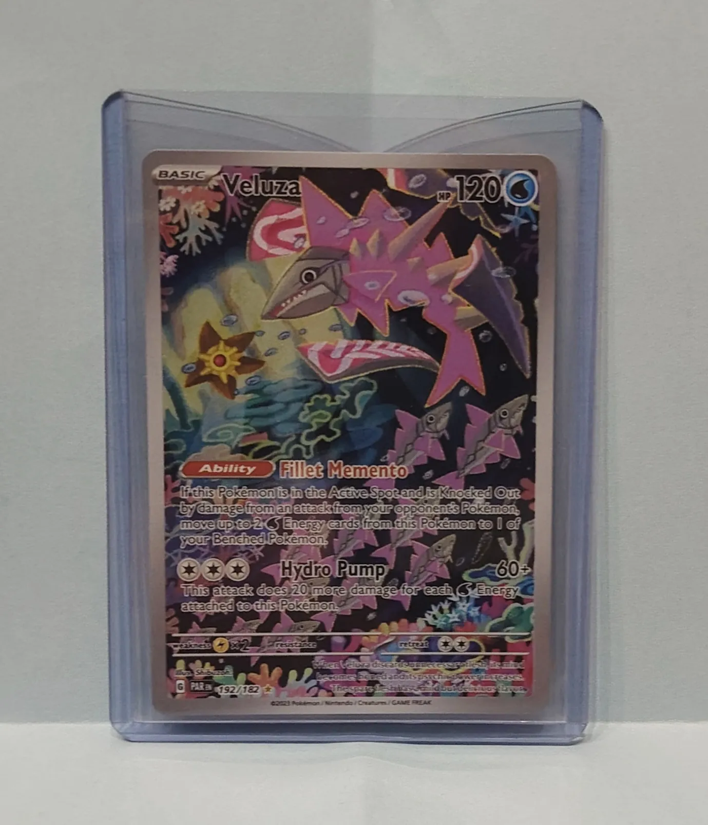 Veluza 192/182 Illustration Rare Holo - Pokémon SV04 Paradox Rift