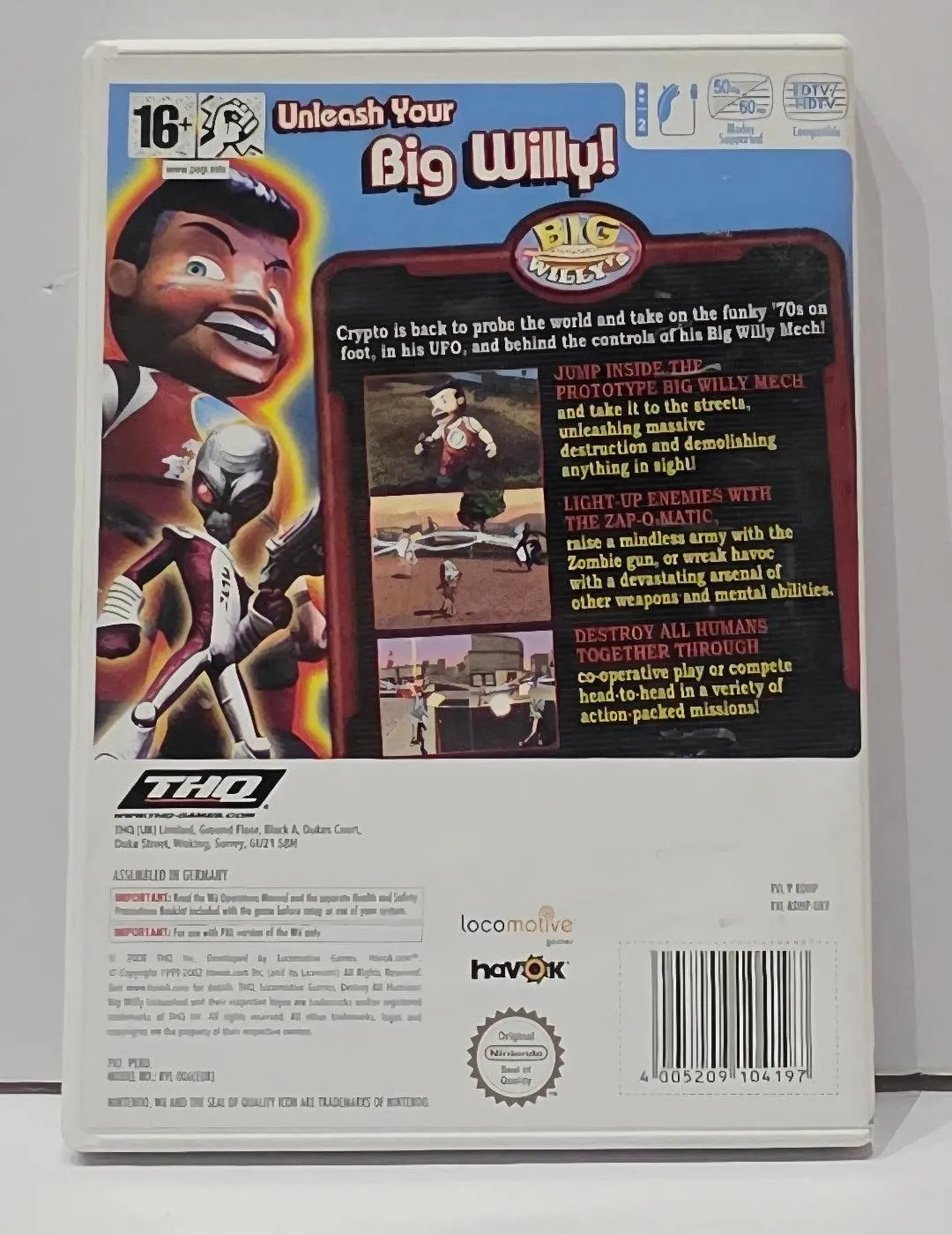Destroy All Humans! Big Willy Unleashed за Nintendo Wii — PAL