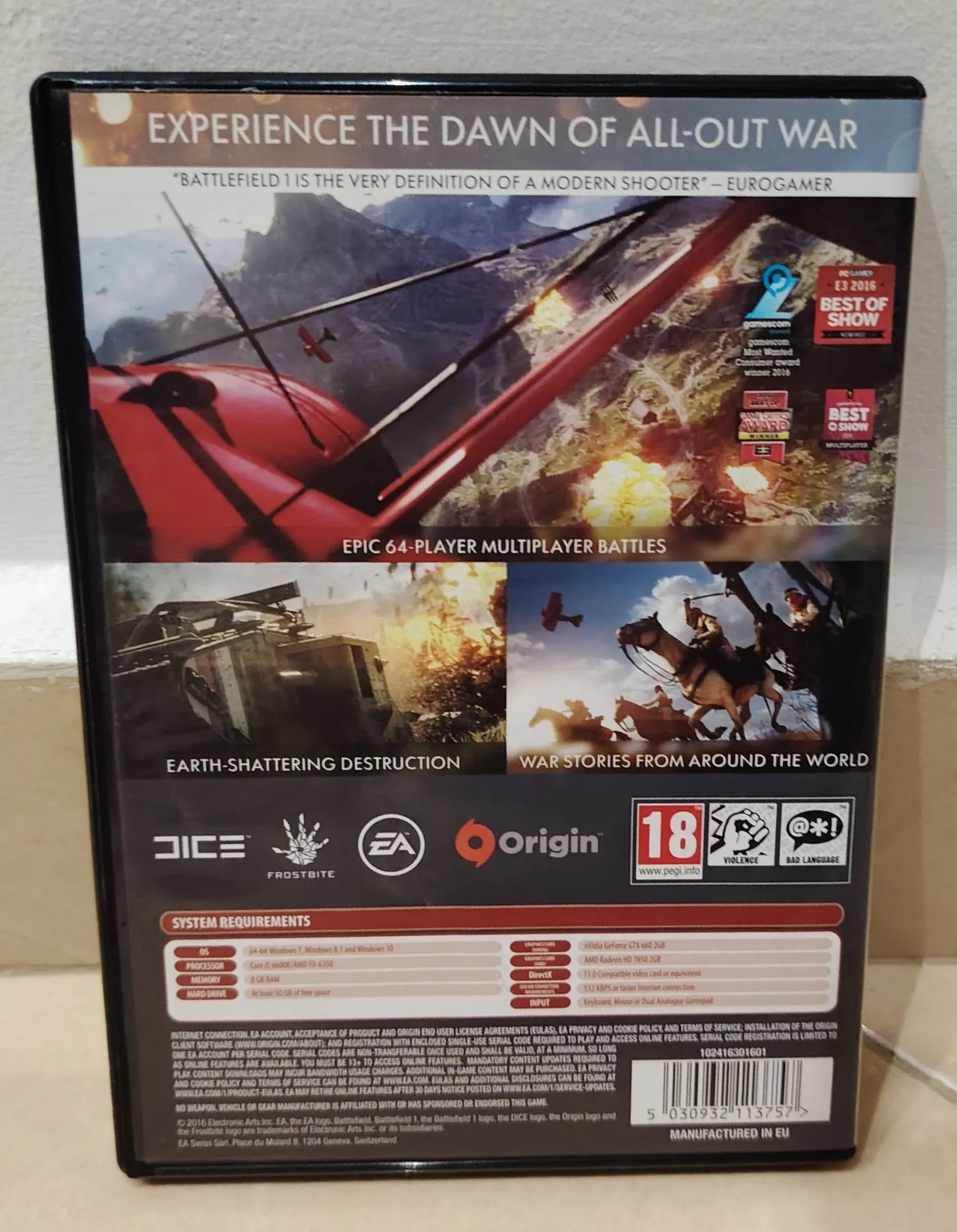 Battlefield 1 PC Standard Edition