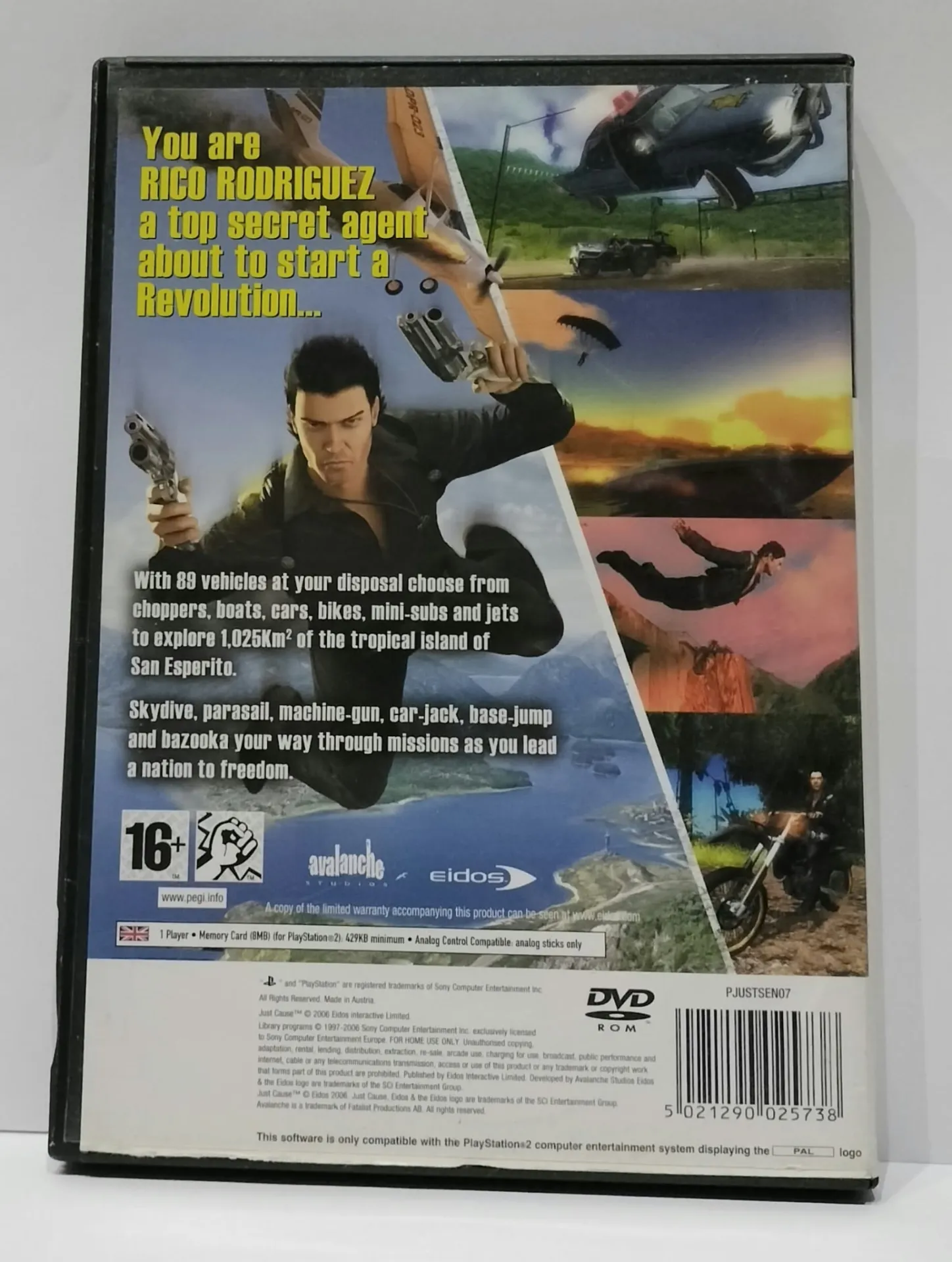 Just Cause for PlayStation 2 — PAL