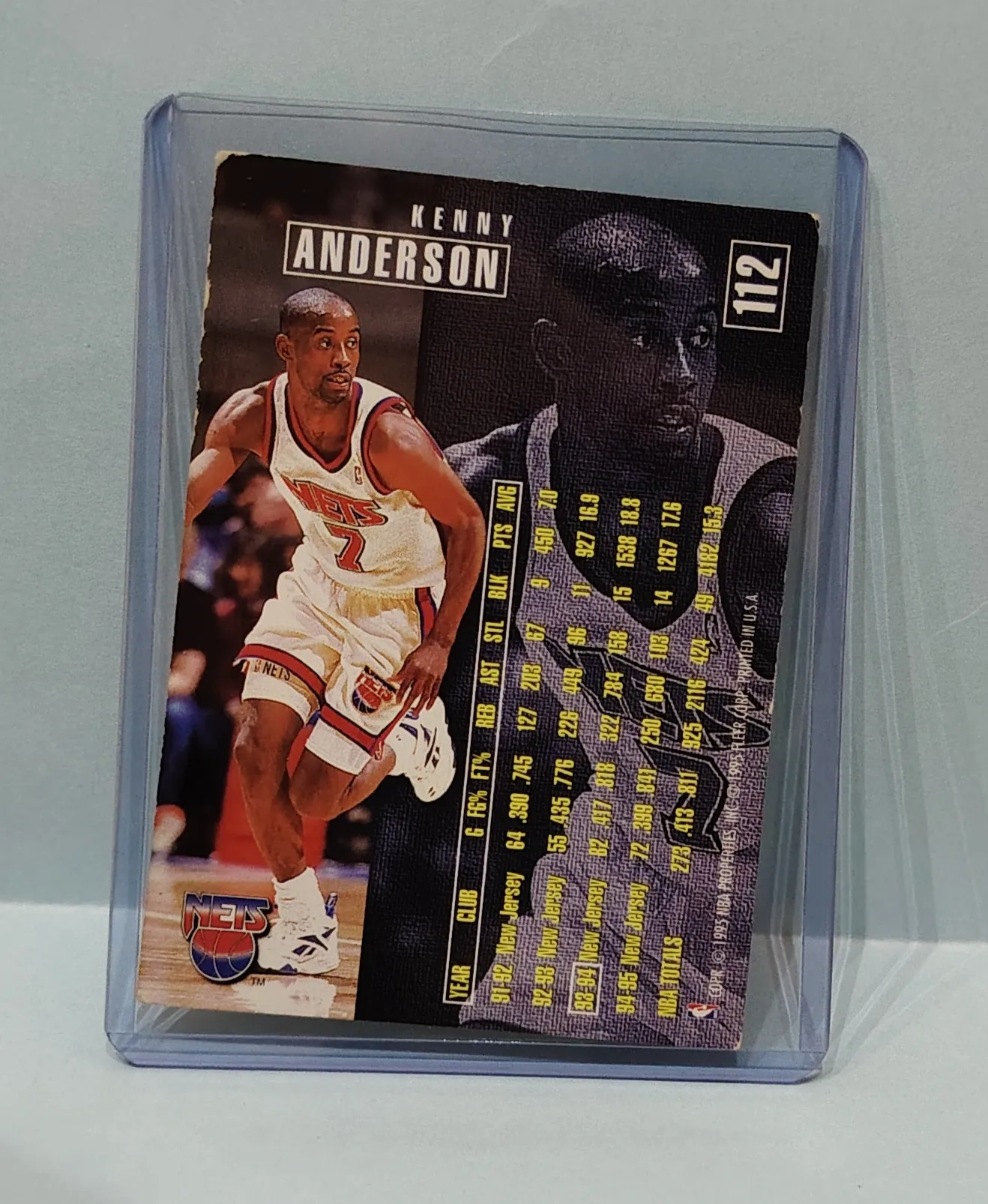 1995-96 Fleer Kenny Anderson #112 Basketball Card