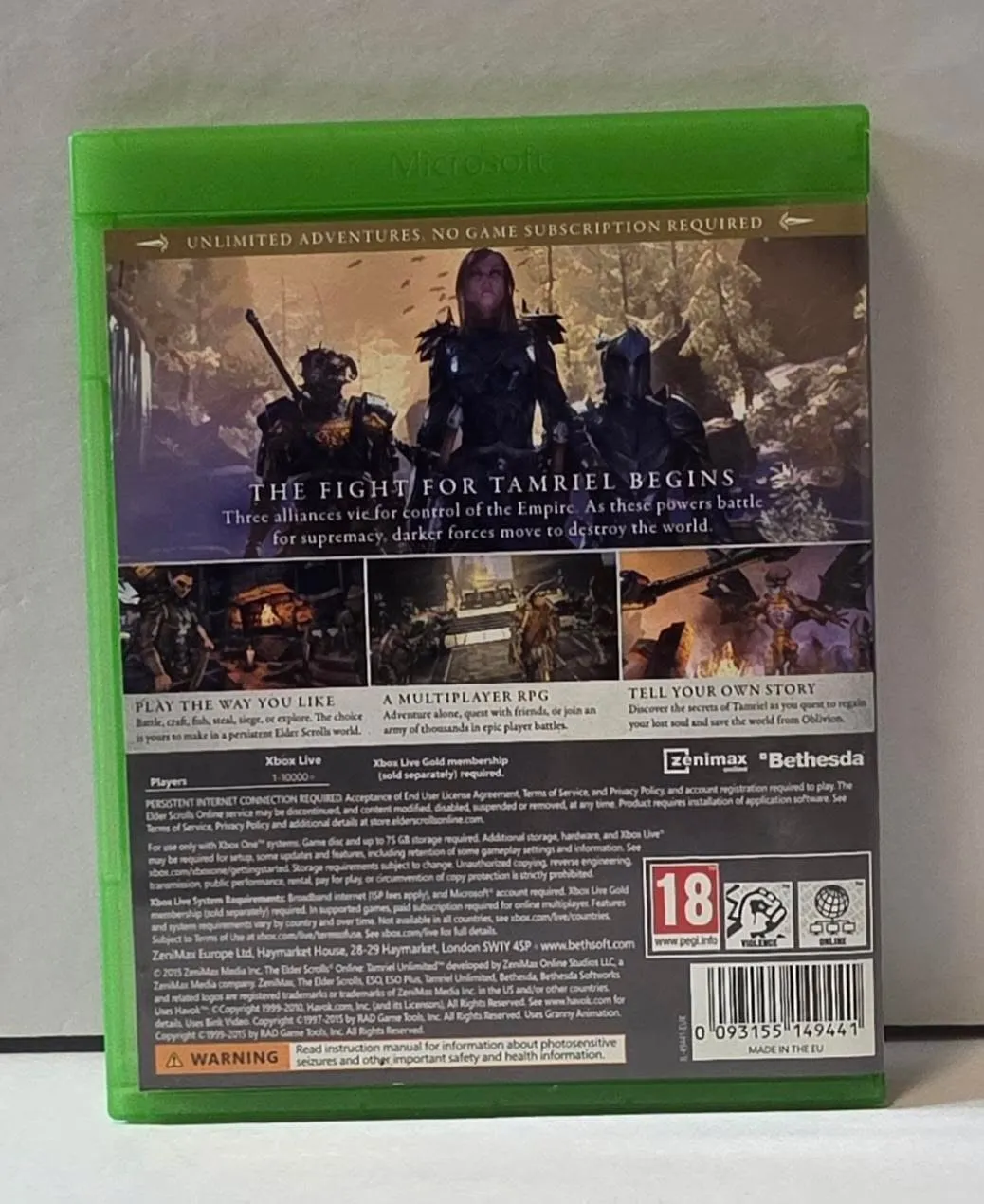 The Elder Scrolls Online: Tamriel Unlimited — Xbox One