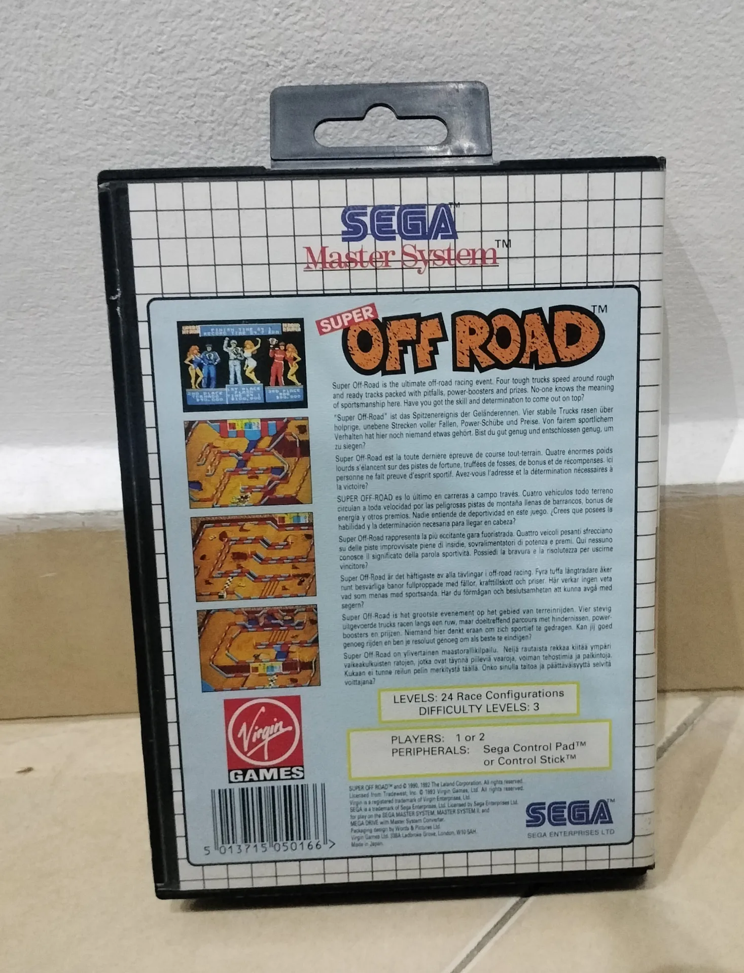 Super Off Road (Sega Master System, PAL)