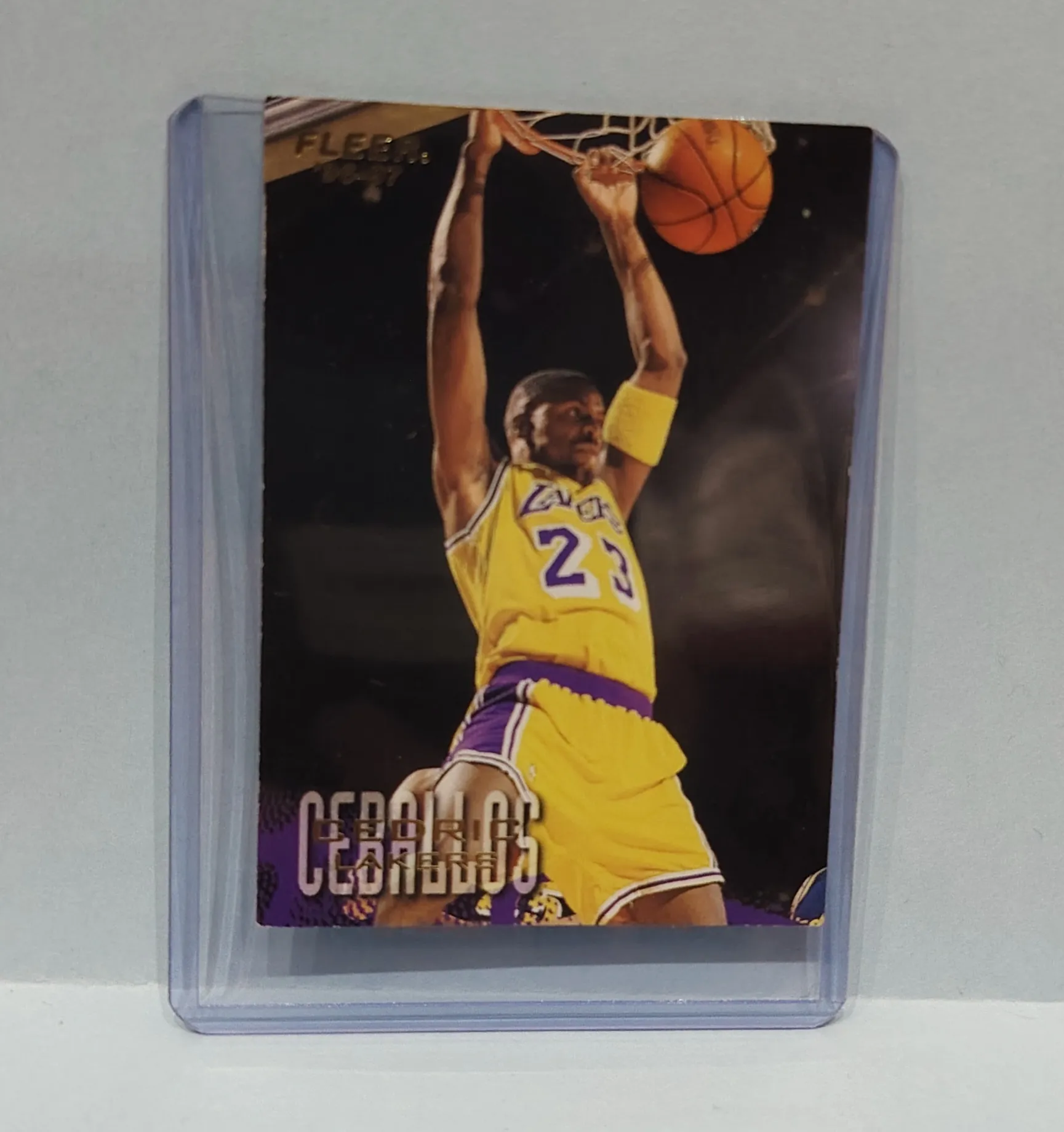 1996-97 Fleer #53 Cedric Ceballos Los Angeles Lakers Basketball Card