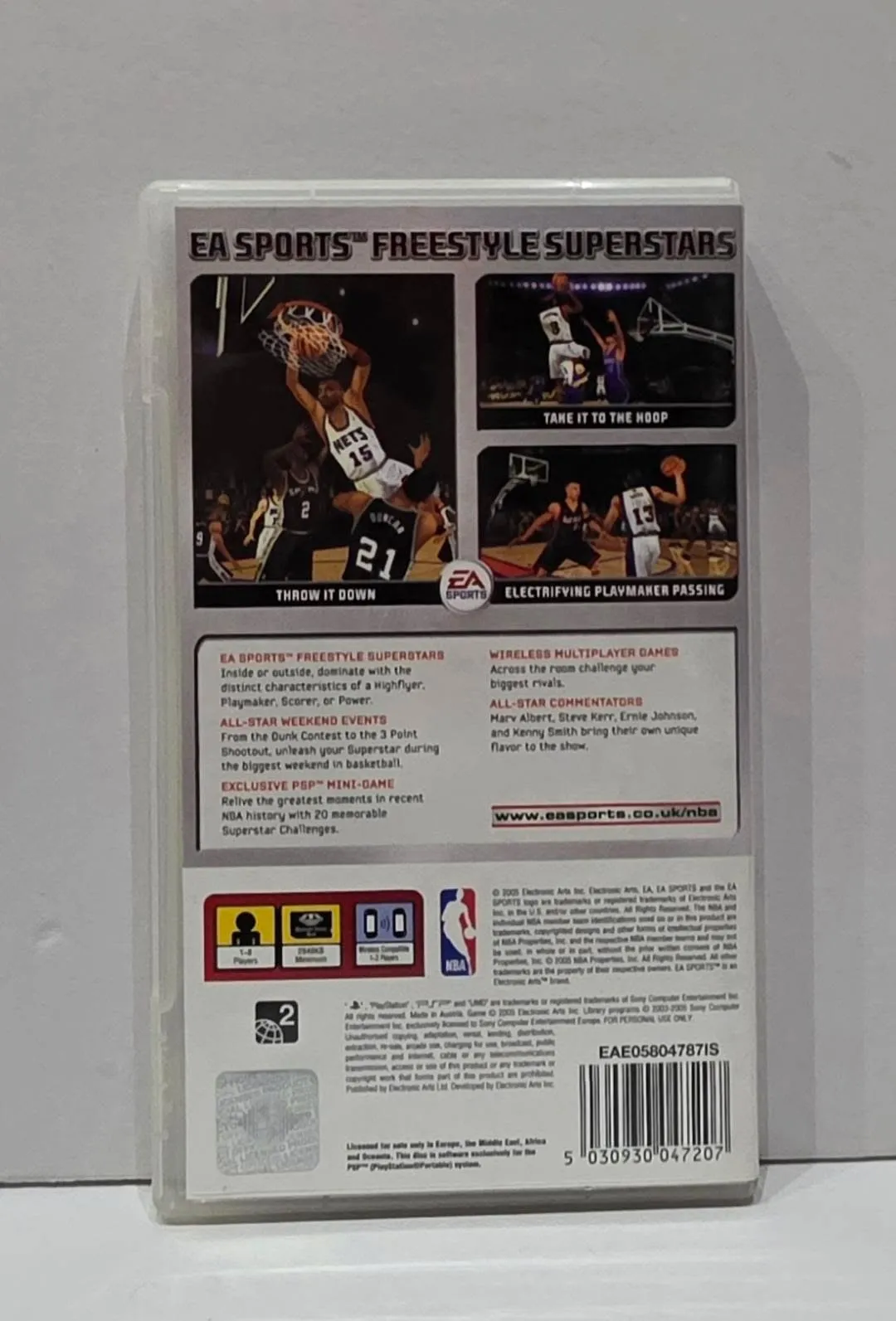 NBA Live 06 for PSP — European edition