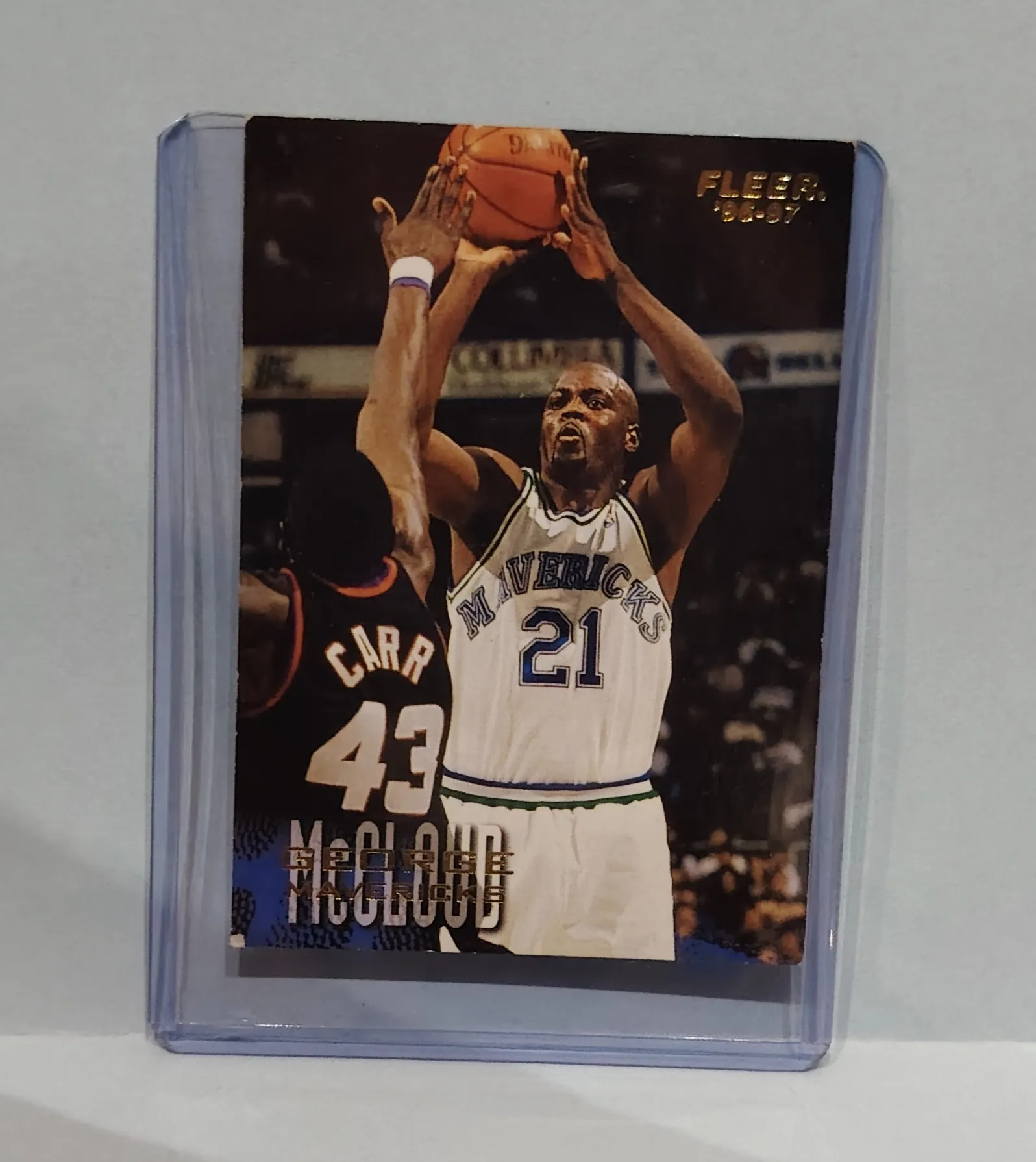 1996-97 Fleer Skybox George McCloud #24 Dallas Mavericks Basketball Card