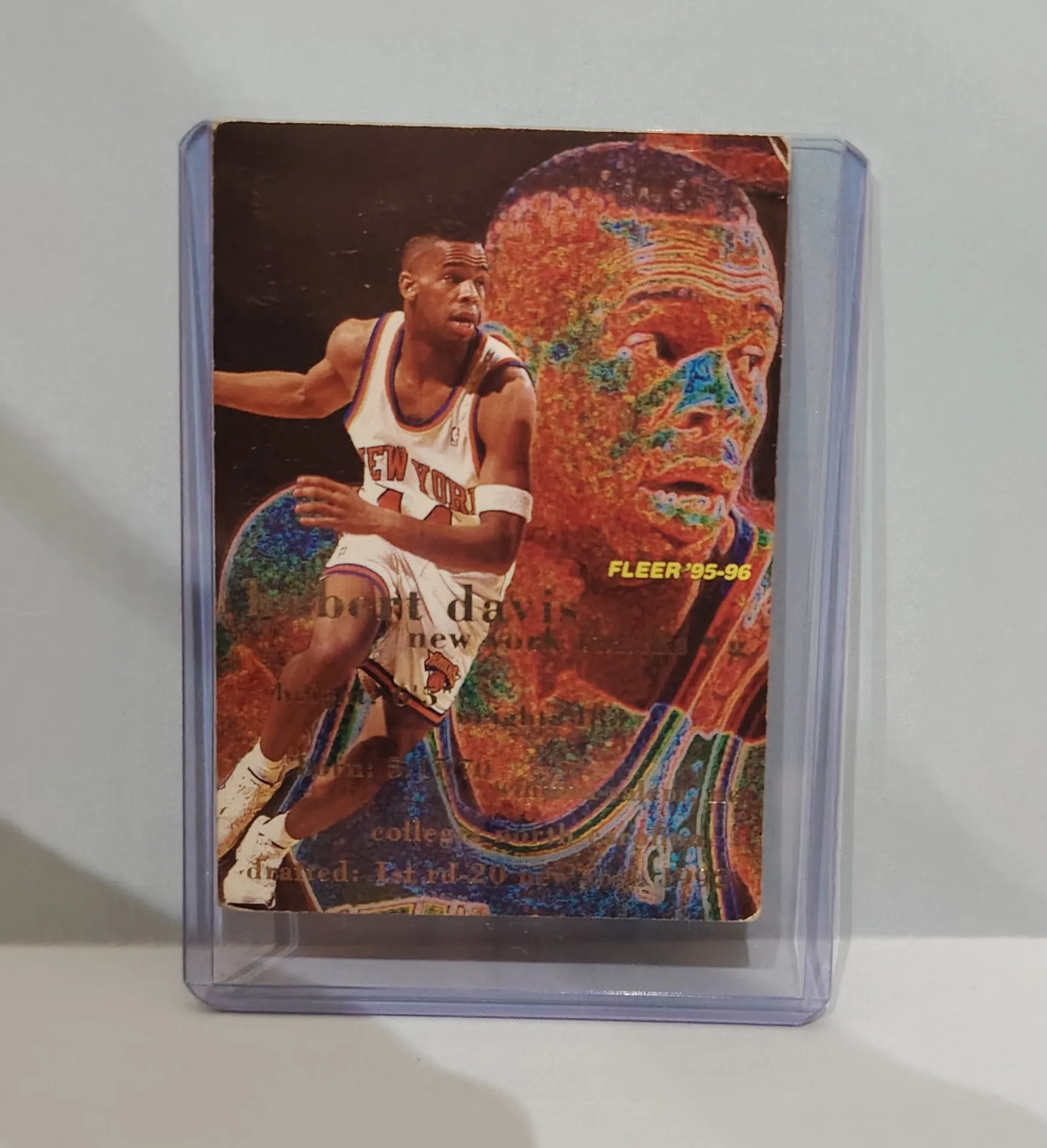 1995-96 Fleer Robert Davis #44 New York Knicks Basketball Card