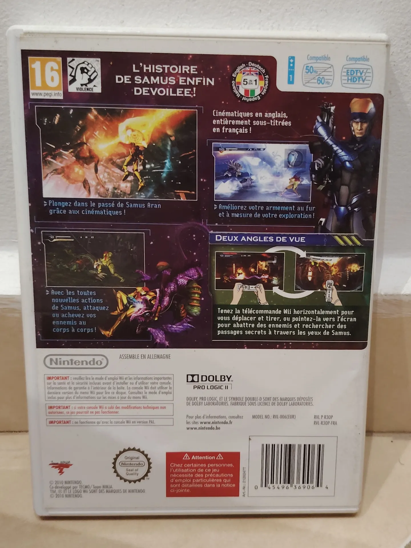 Metroid: Other M - Nintendo Wii (PAL)