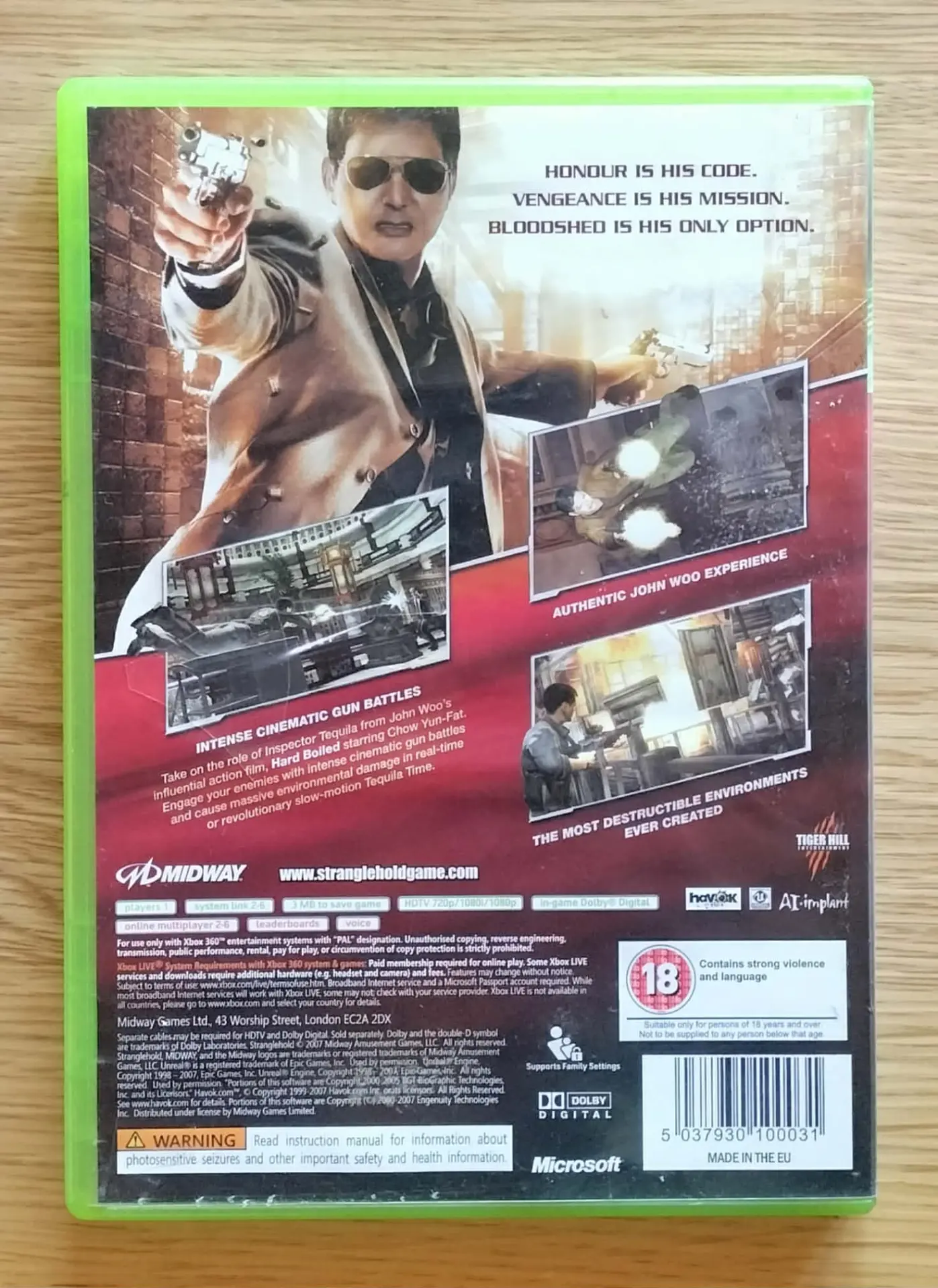 John Woo Presents Stranglehold за Xbox 360 — PAL