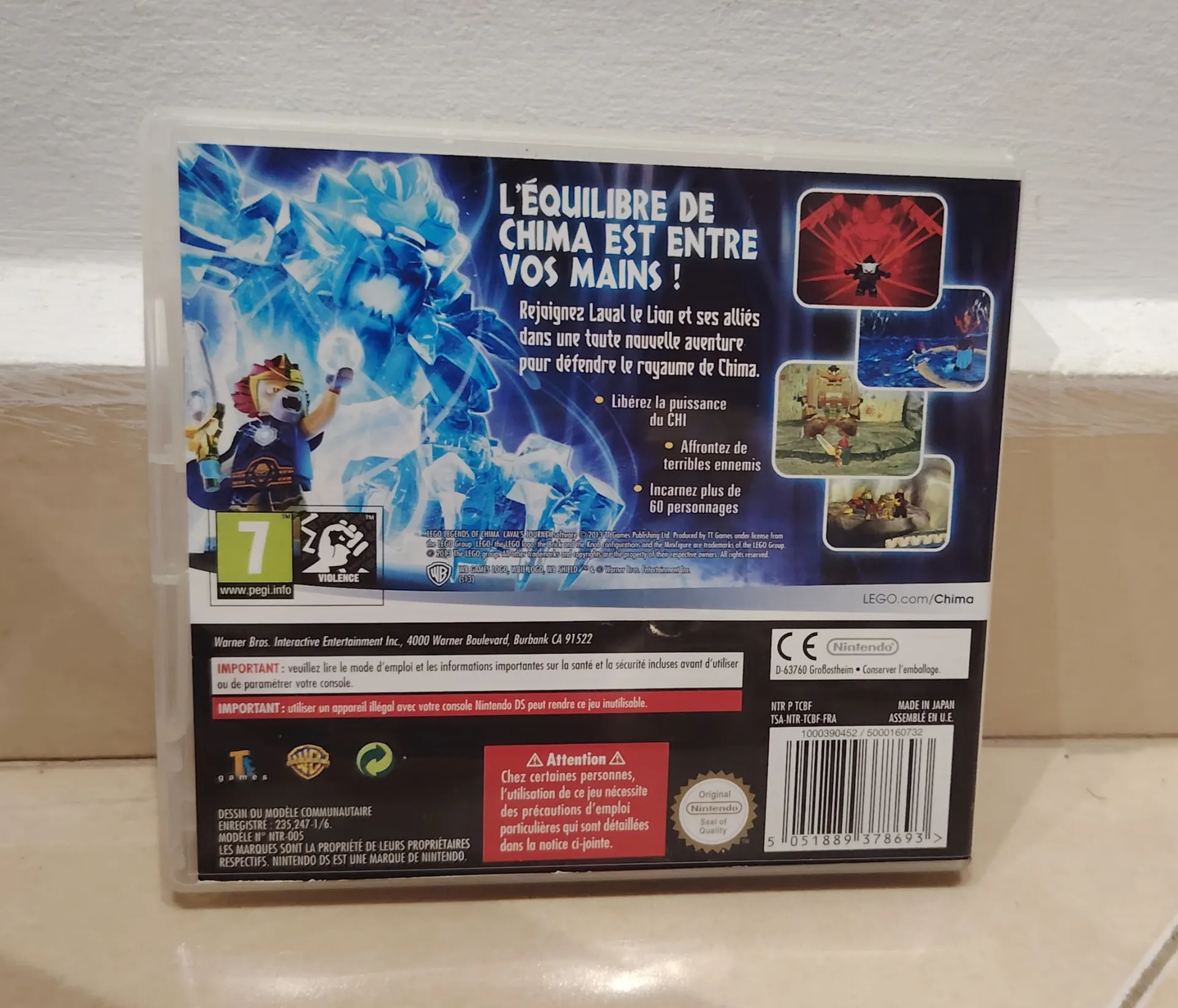 LEGO Legends of Chima: Laval's Journey - Nintendo DS (French Version)