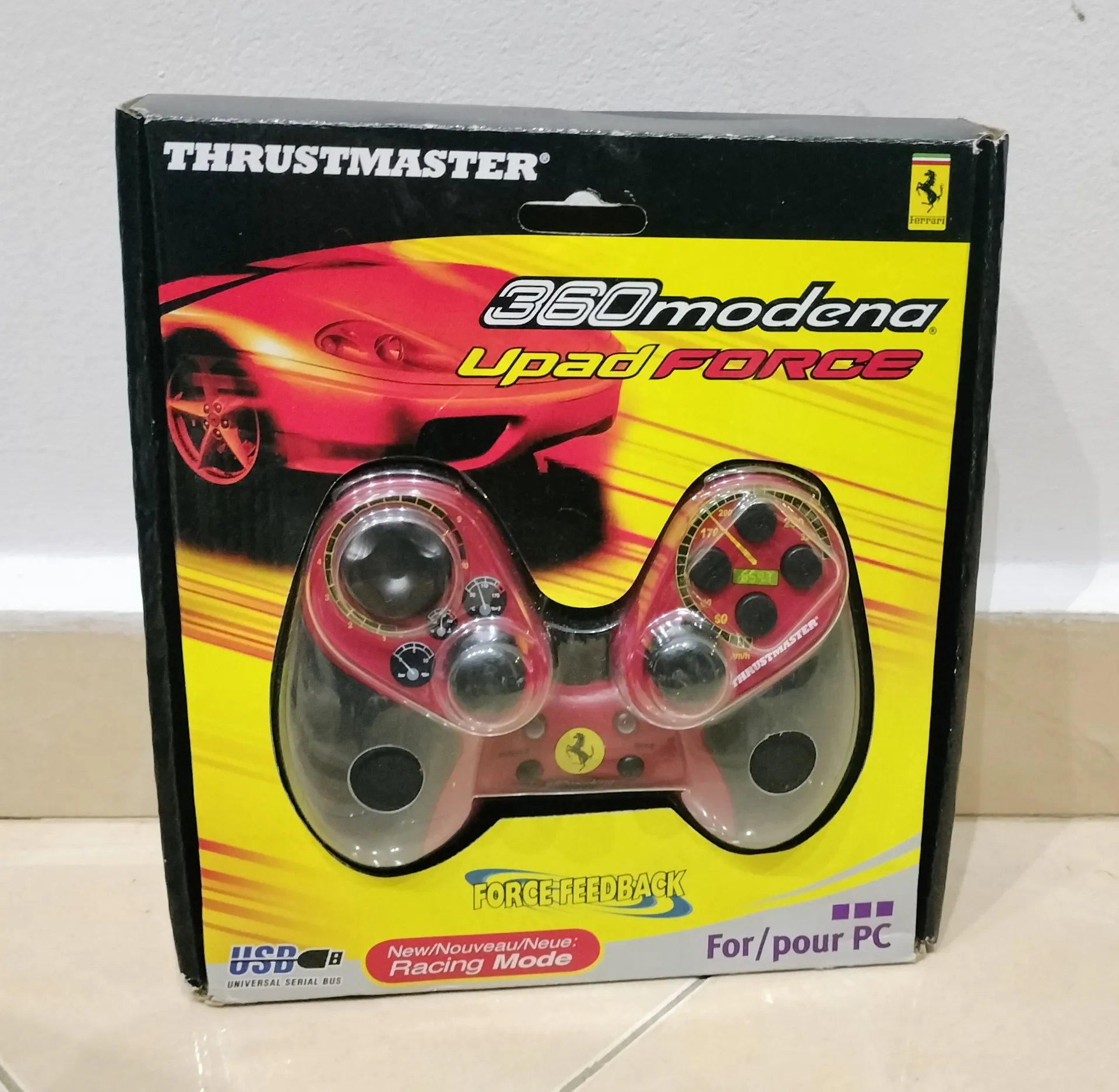 Thrustmaster Ferrari 360 Modena Up2ad Force PC USB Gamepad