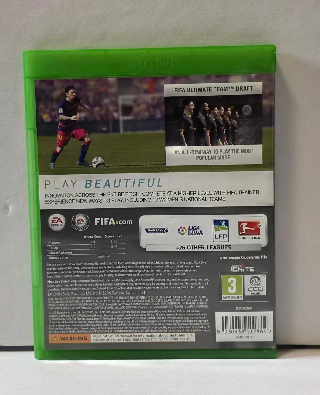 FIFA 16 за Xbox One — PAL издание