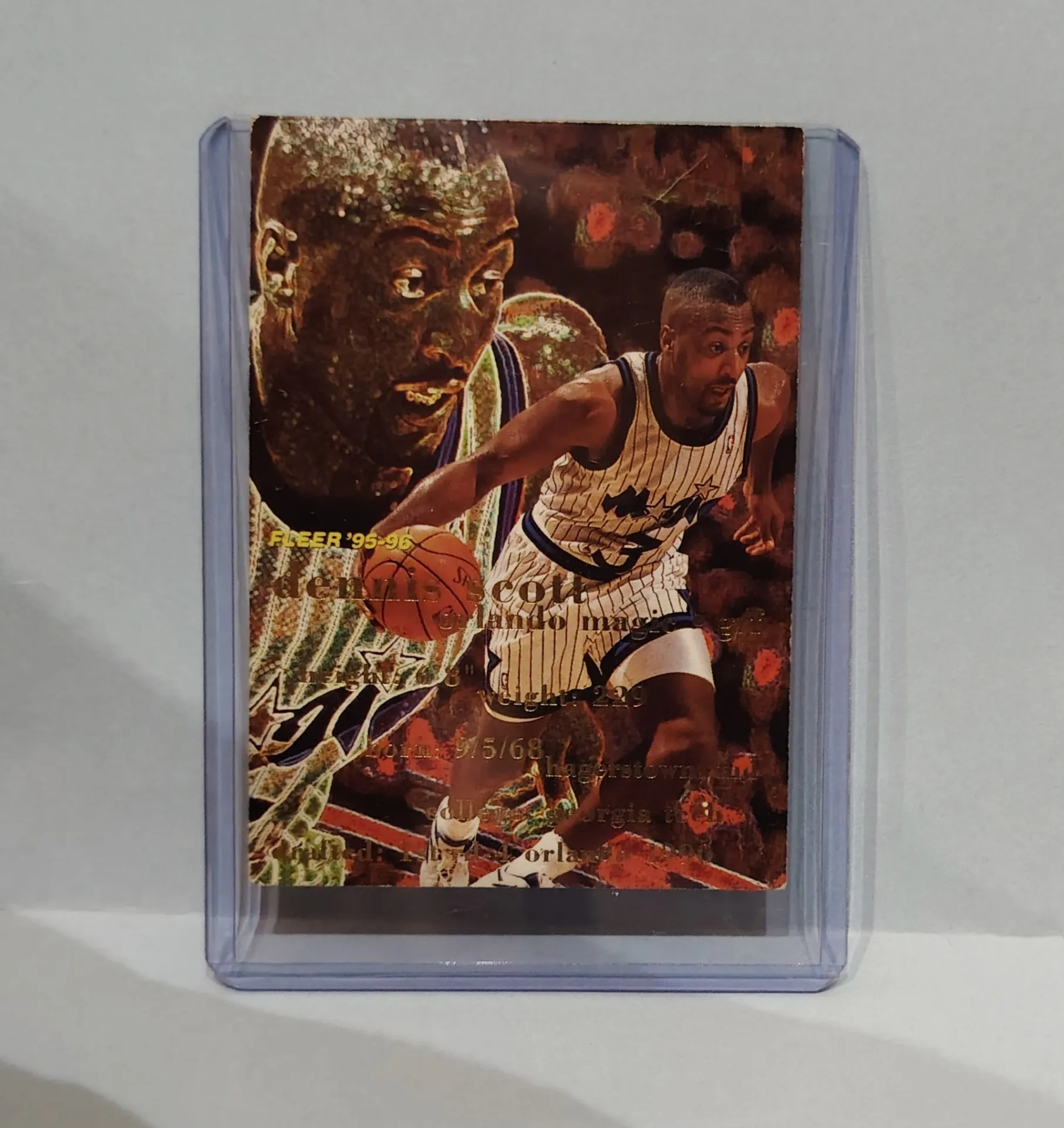 1992-93 Fleer Dennis Scott #163 Basketball Card