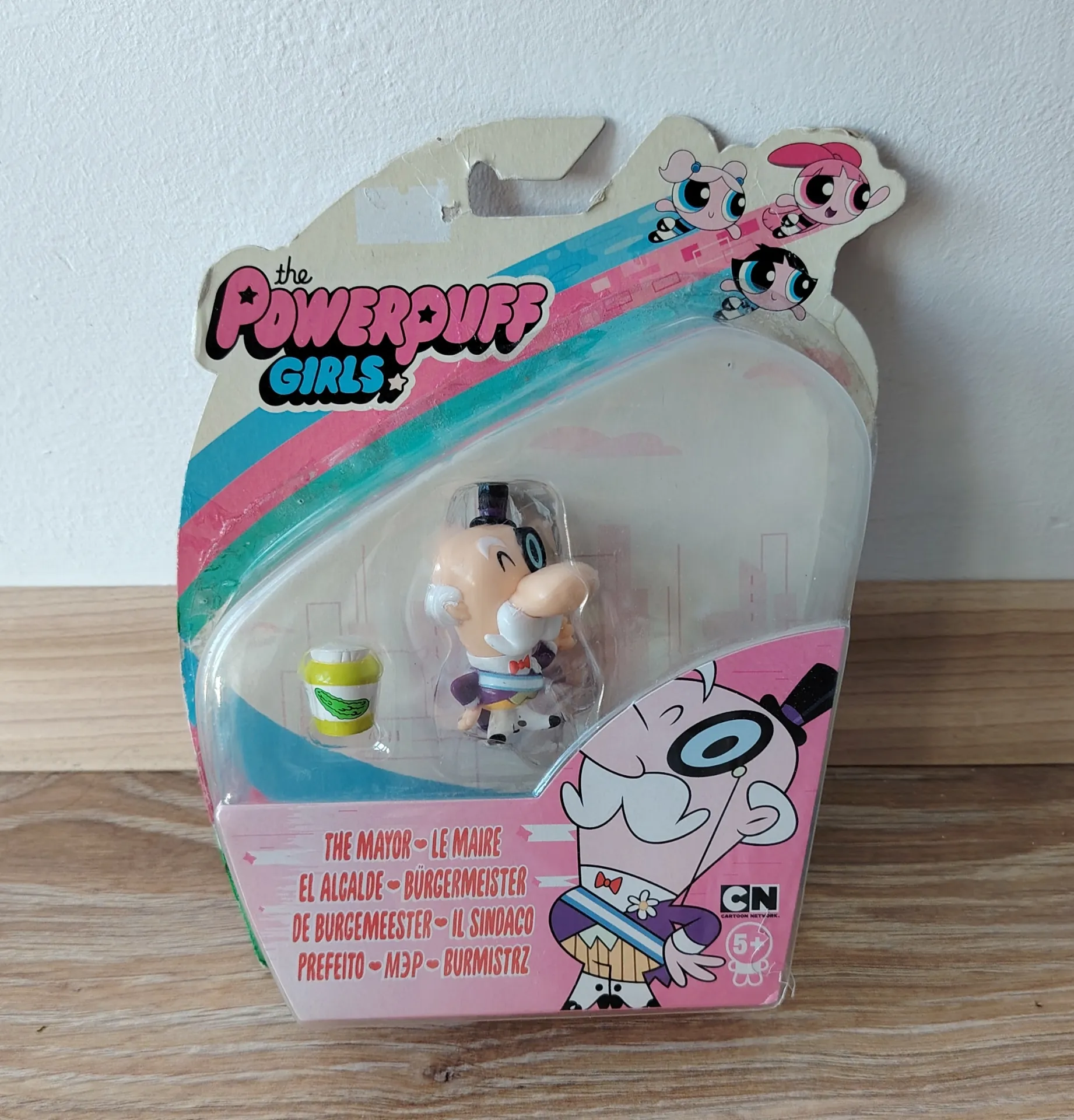 Powerpuff Girls Mayor Action Figure with Pickle Jar - Spin Master