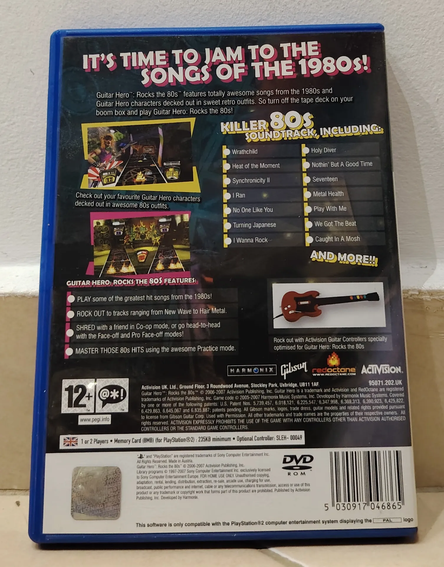 Guitar Hero Encore: Rocks the 80s (PlayStation 2, PAL)