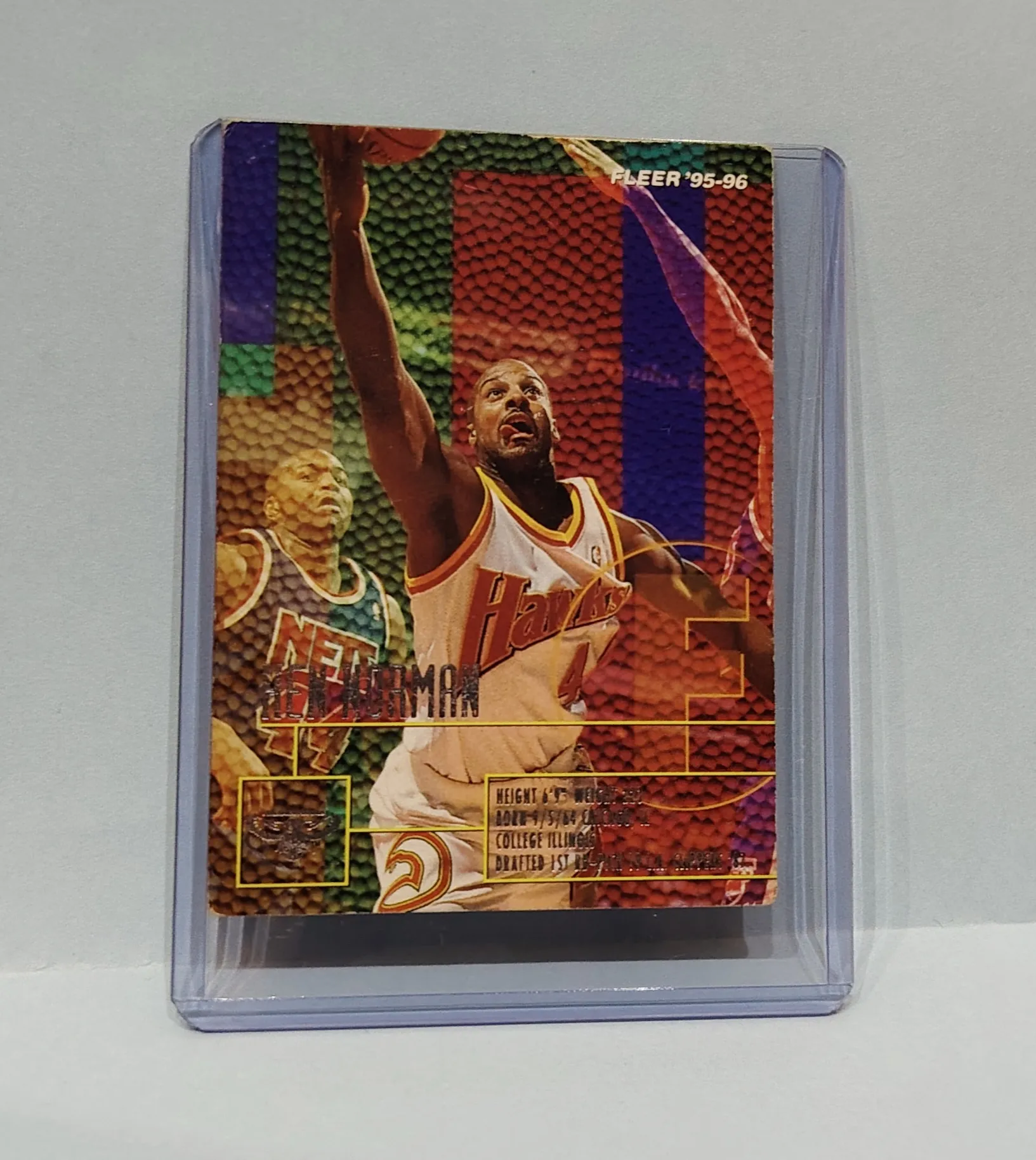 1995-96 Fleer Metal Ken Norman #125 Atlanta Hawks Basketball Card