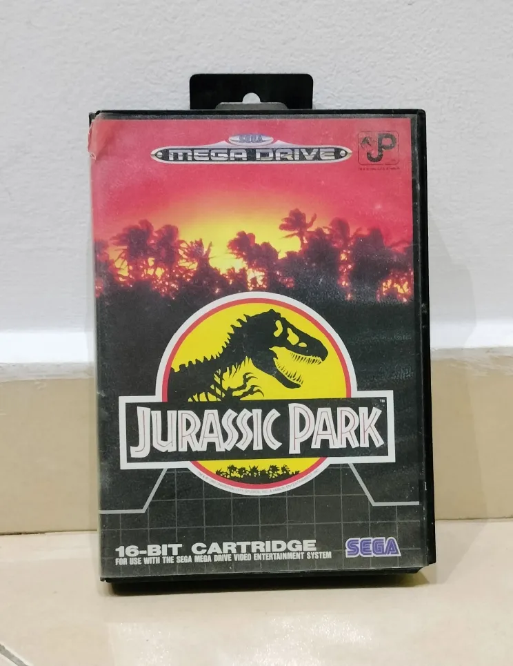 Jurassic Park за Sega Mega Drive — PAL/EU, пълен комплект