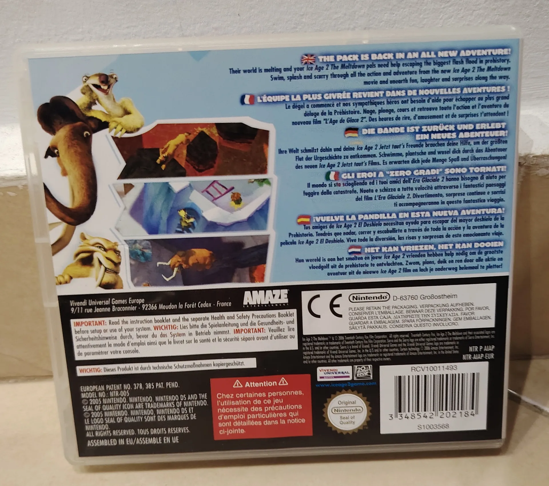 Ice Age 2: The Meltdown Nintendo DS PAL CIB