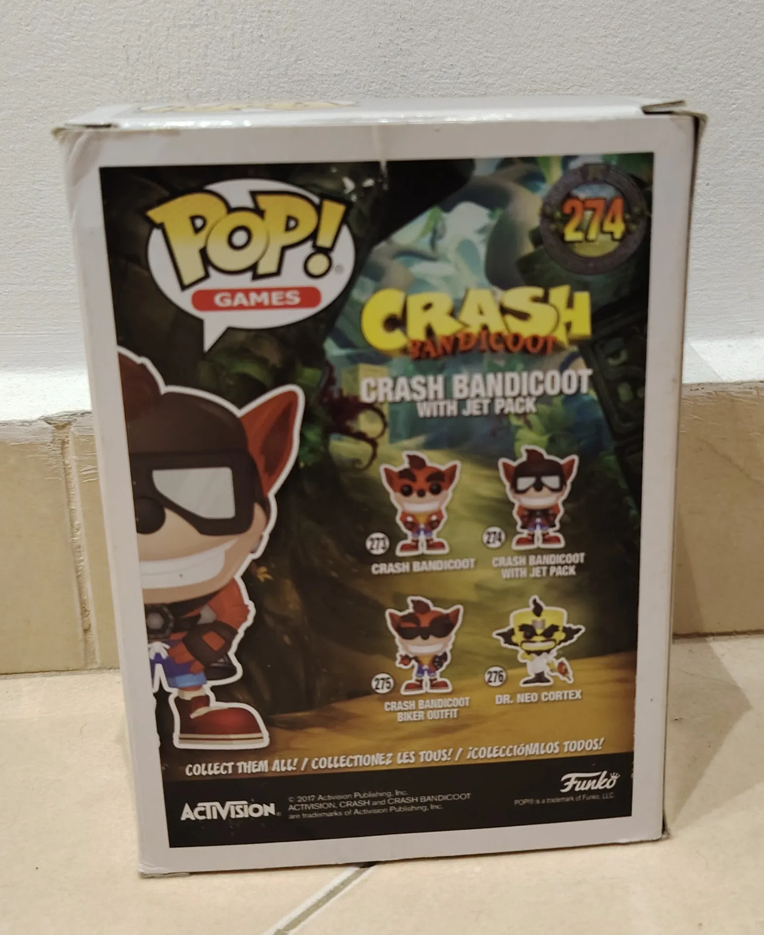 Funko Pop! Games Crash Bandicoot with Jet Pack #274 special edition