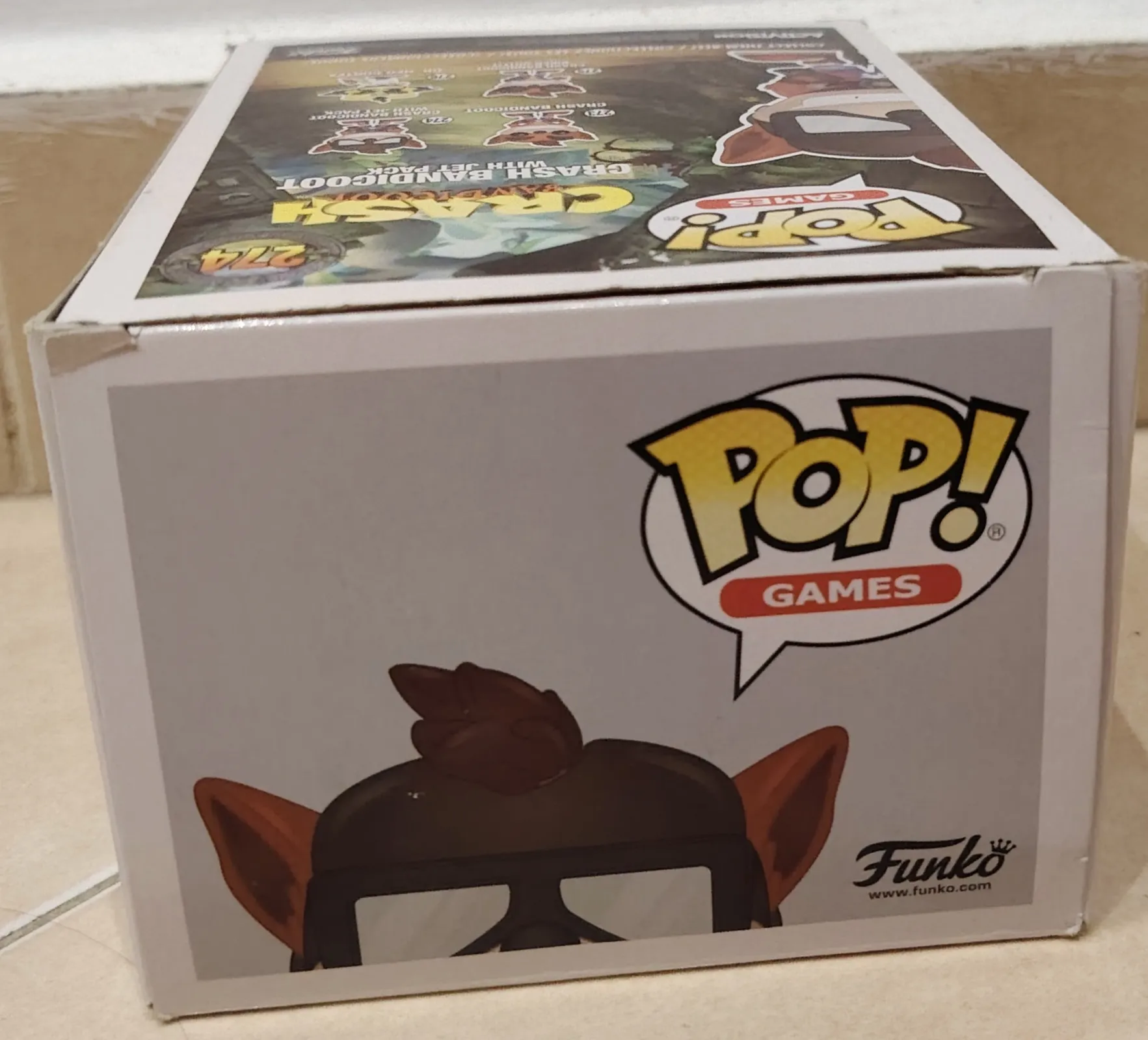 Funko Pop! Games Crash Bandicoot with Jet Pack #274 special edition