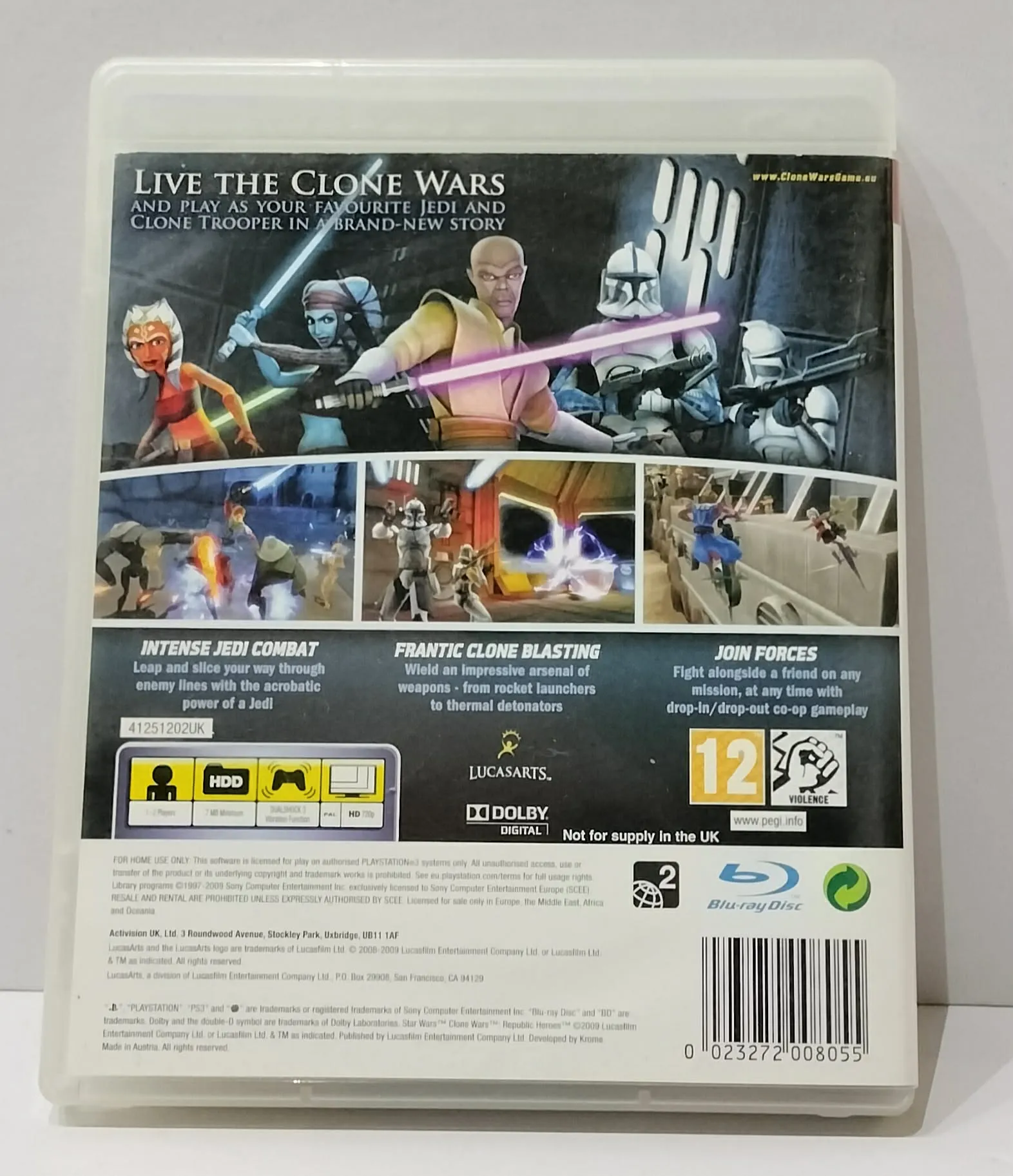 Star Wars: The Clone Wars – Republic Heroes за PlayStation 3, PAL/EU