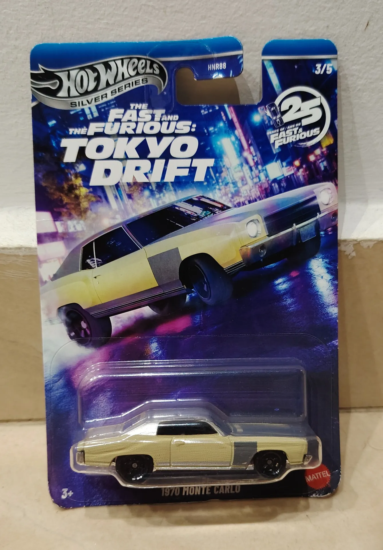 Hot Wheels Silver Series Fast & Furious Tokyo Drift 1970 Monte Carlo