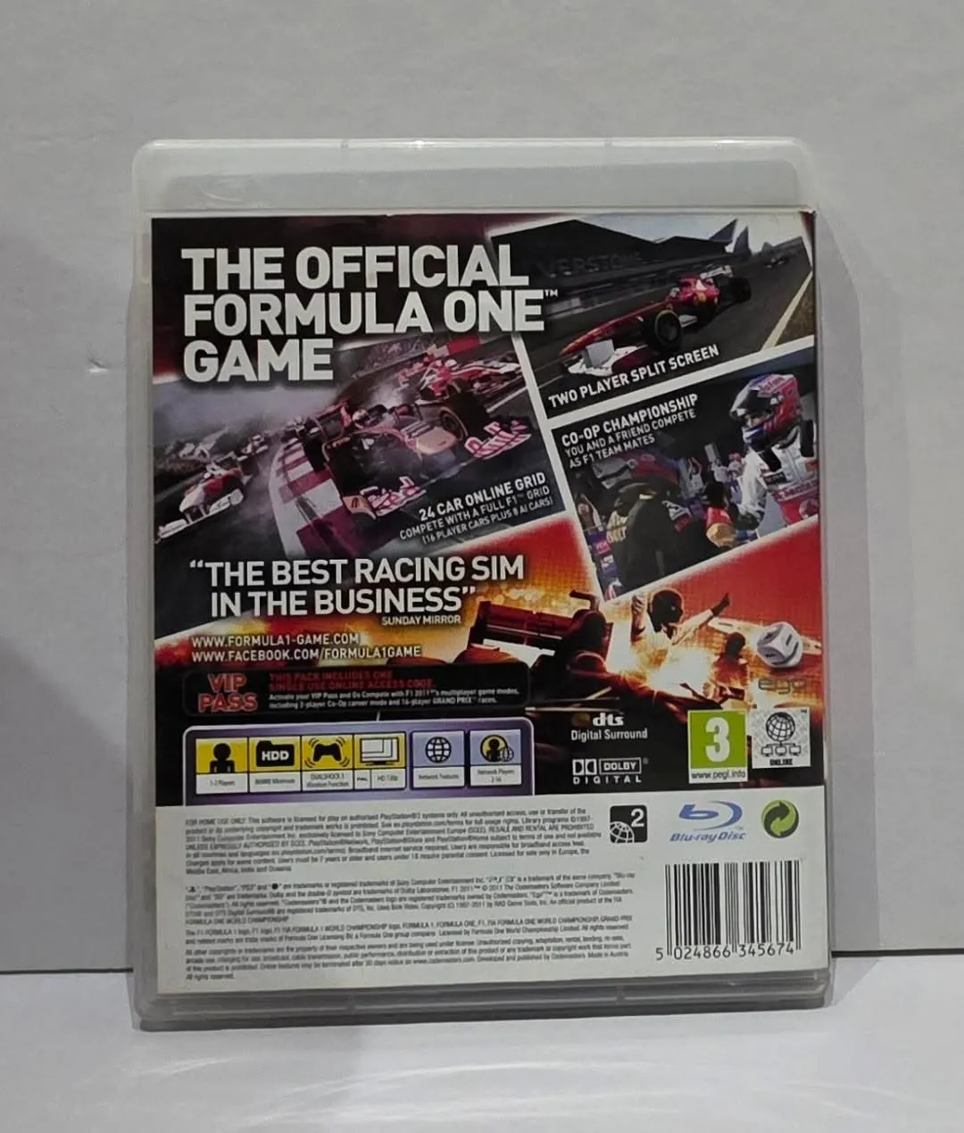 F1 2011 за PlayStation 3 — PAL/EU