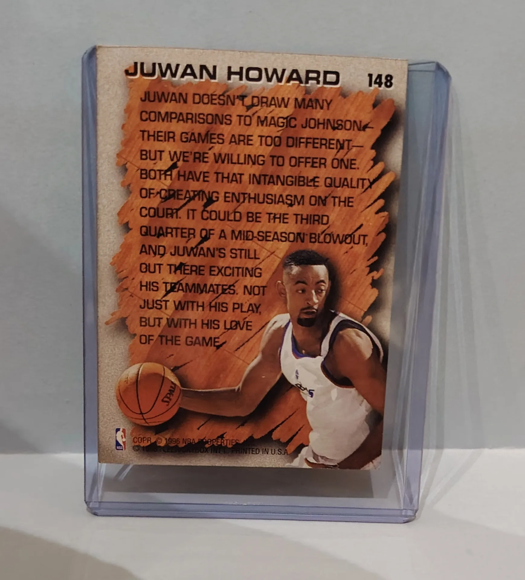 1996-97 Fleer Juwan Howard #148 Hardwood Leader