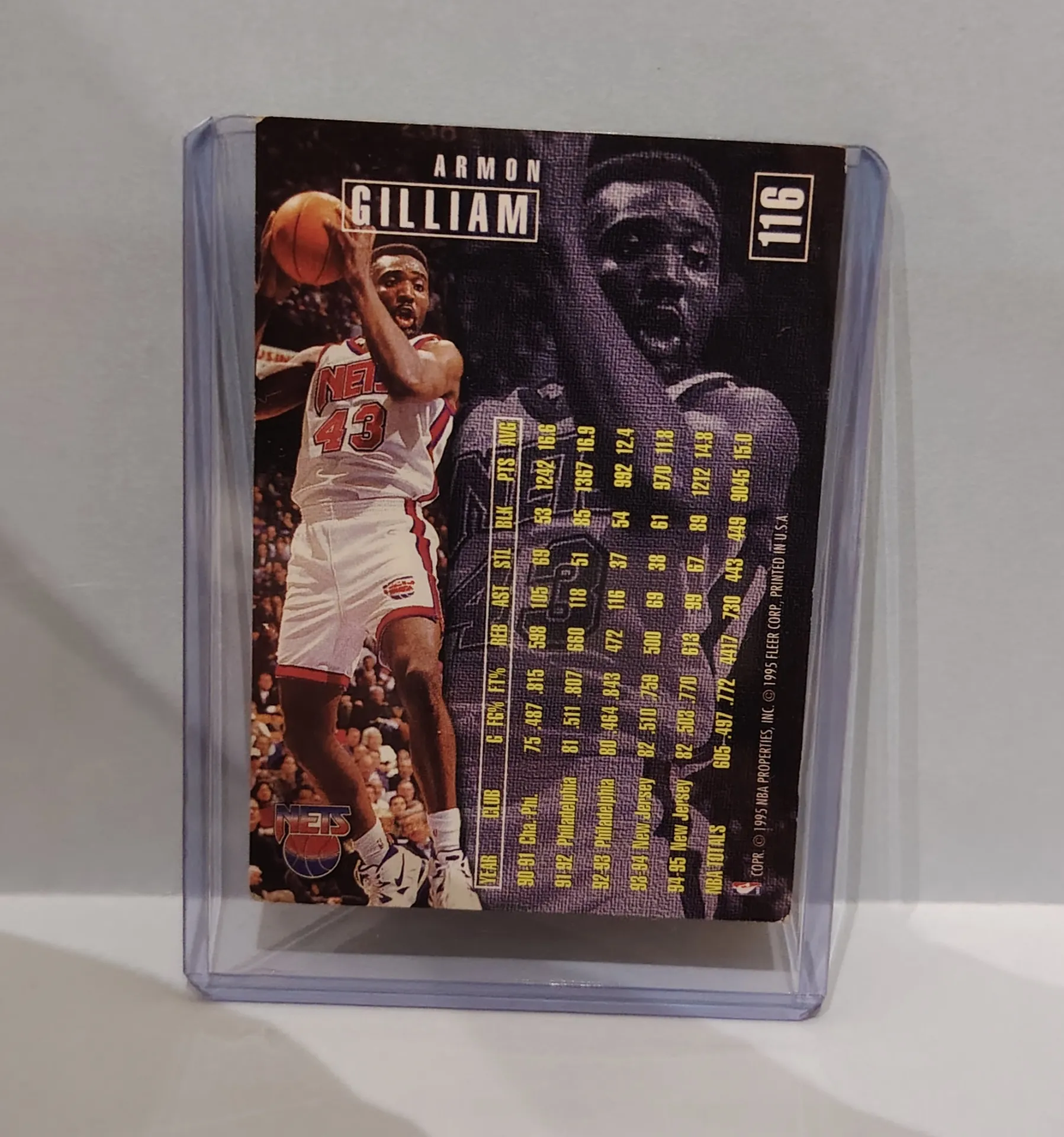 1995-96 Fleer #116 Armon Gilliam