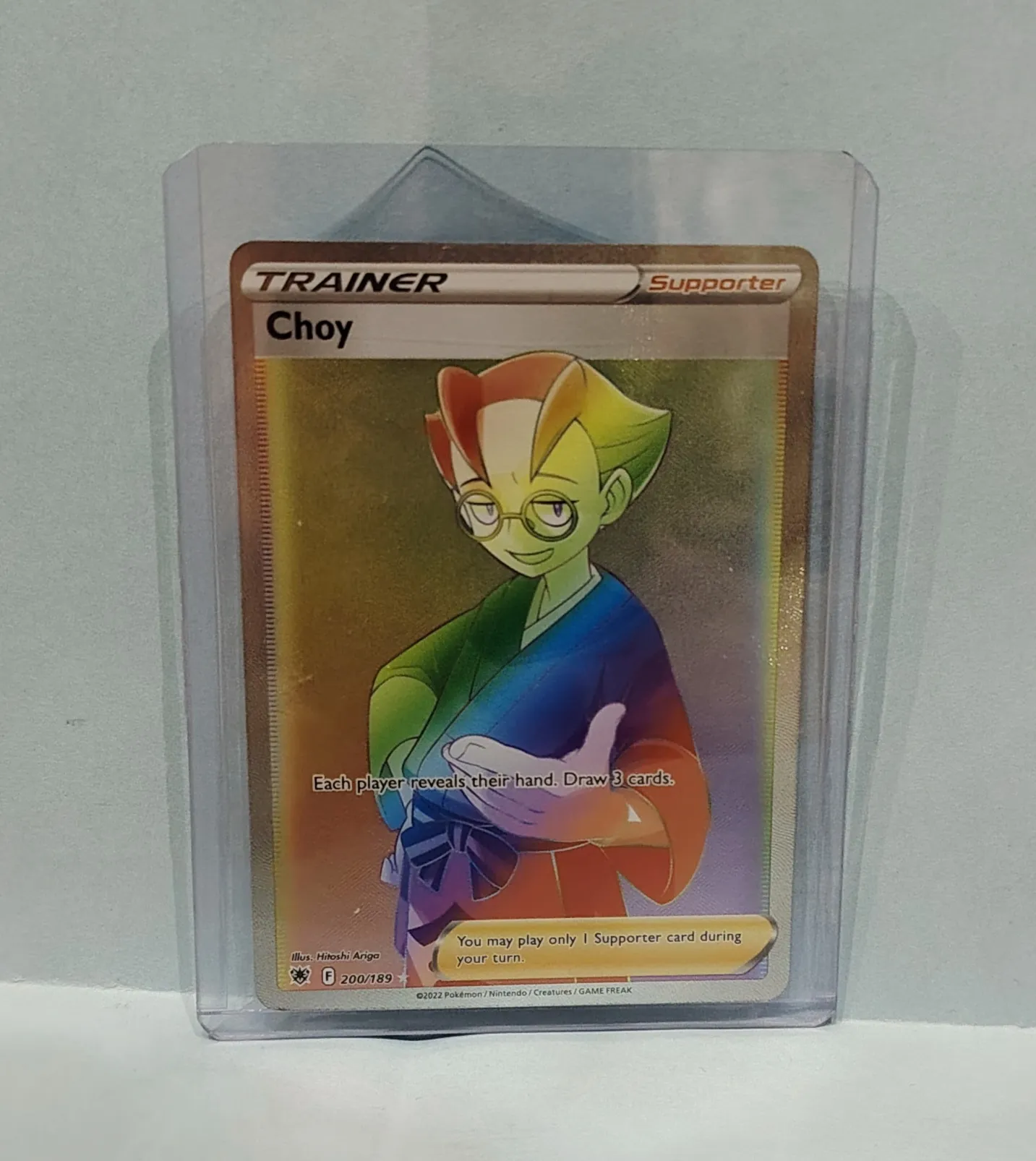 Choy 200/189 Secret Rare Trainer Pokemon Card - Astral Radiance