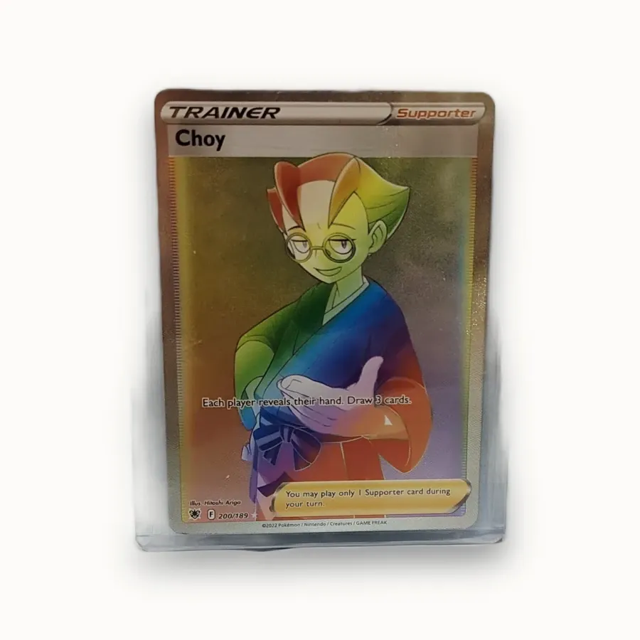 Pokémon Choy 200/189 Secret Rare Trainer карта
