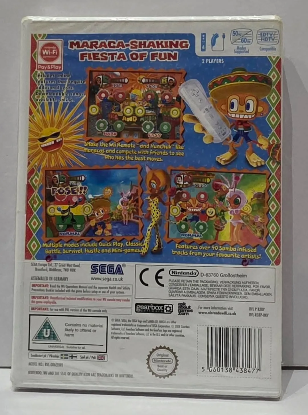 Samba de Amigo за Nintendo Wii — PAL/EU