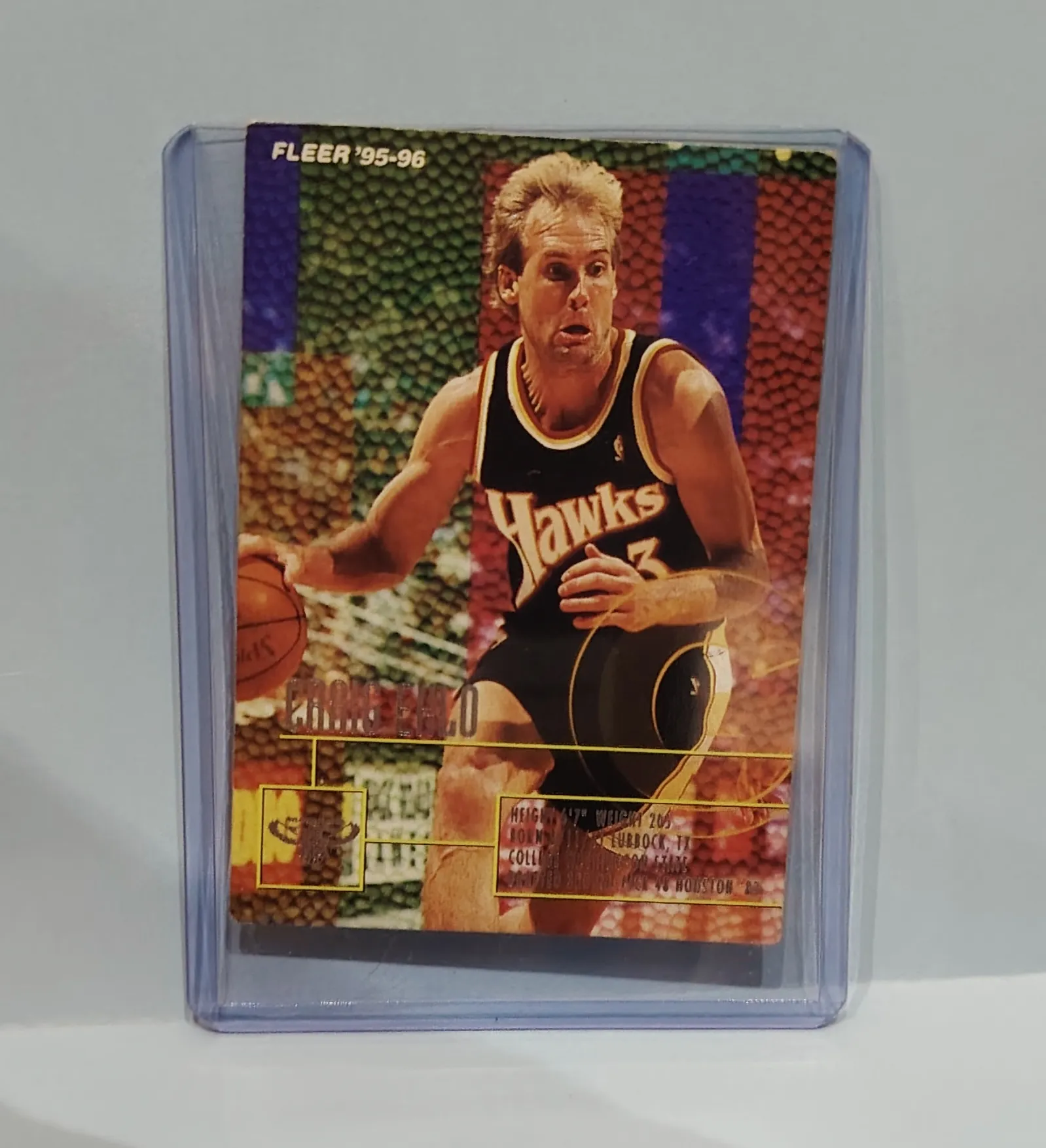 1995-96 Fleer Craig Ehlo #3 Hawks Basketball Card