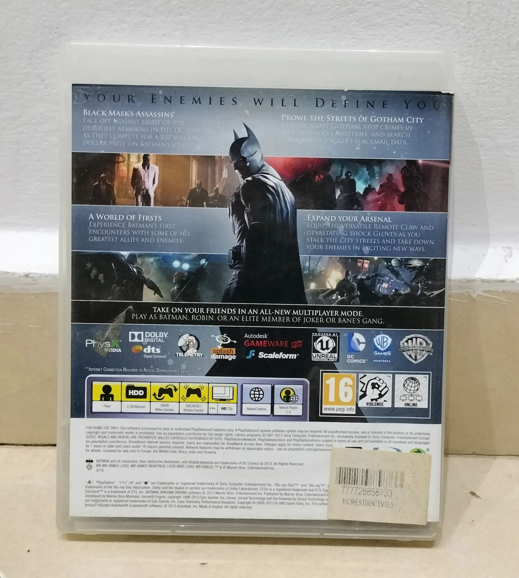 Batman: Arkham Origins - PlayStation 3 (PS3)