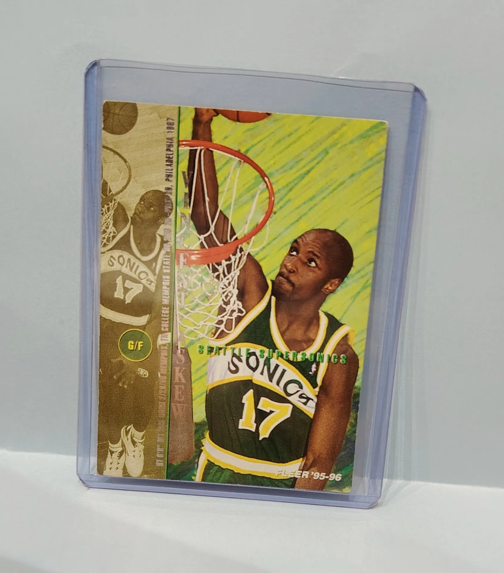 1995-96 Fleer Vincent Askew #17 Seattle Supersonics