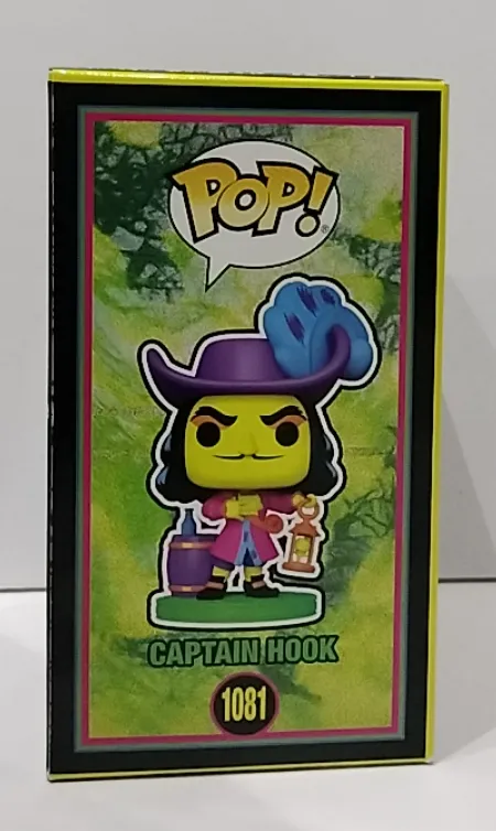 Funko POP! Disney Villains Captain Hook #1081 — Special Edition Black Light