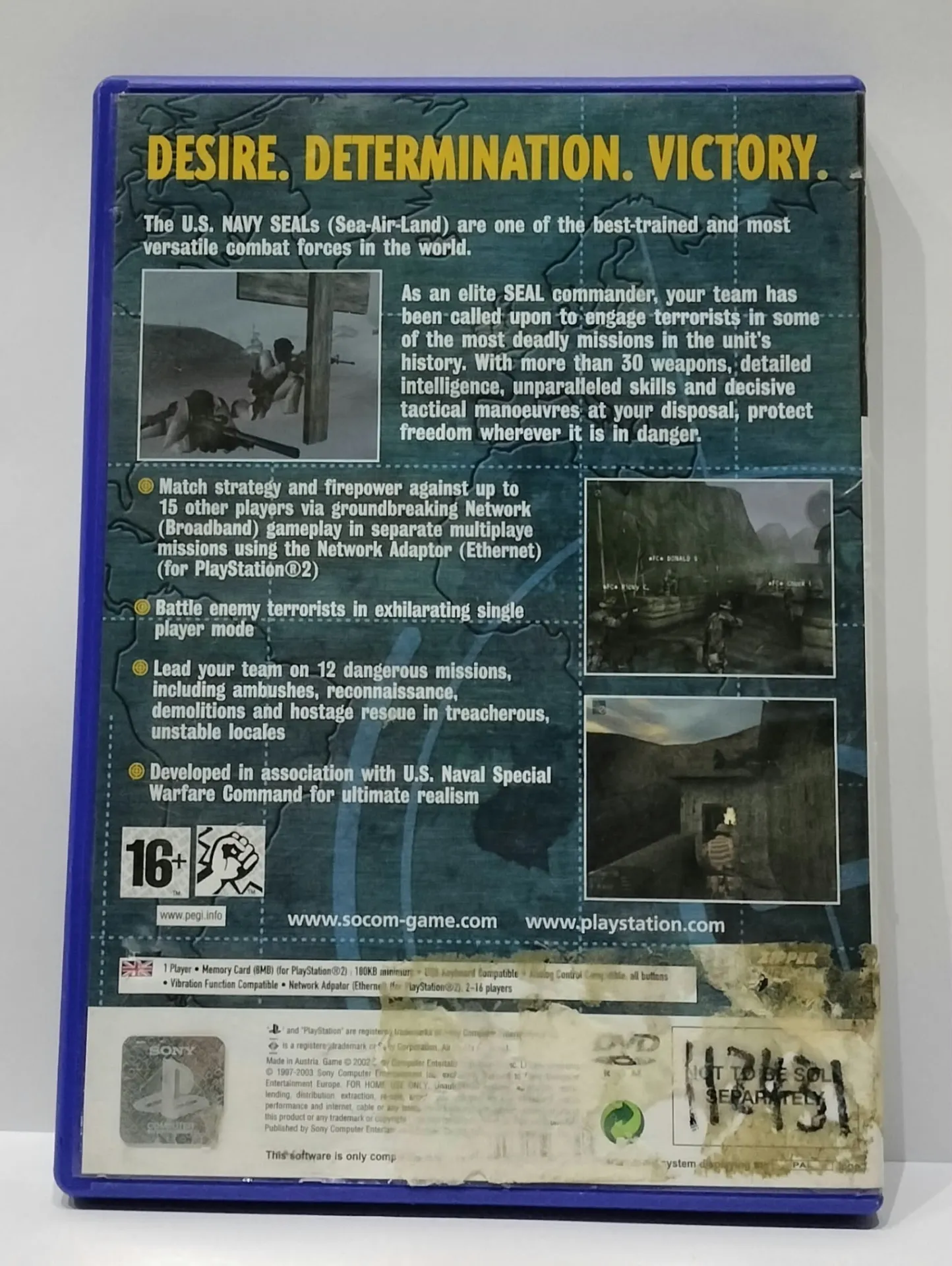 SOCOM: U.S. Navy SEALs for PlayStation 2 — PAL
