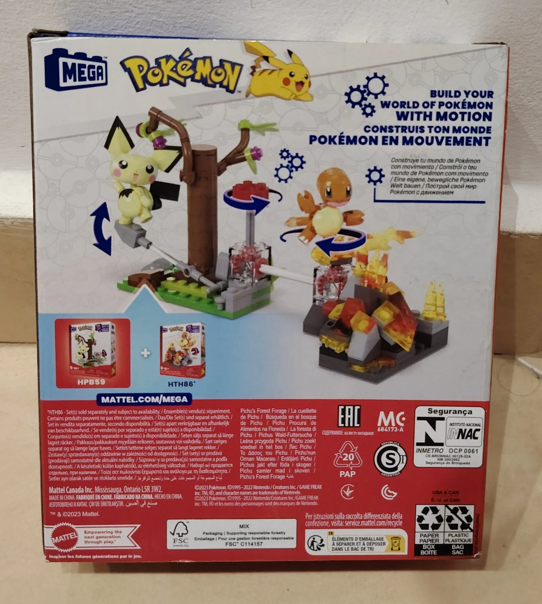 MEGA Construx Pokémon Pichu's Forest Forage Building Set HPB59