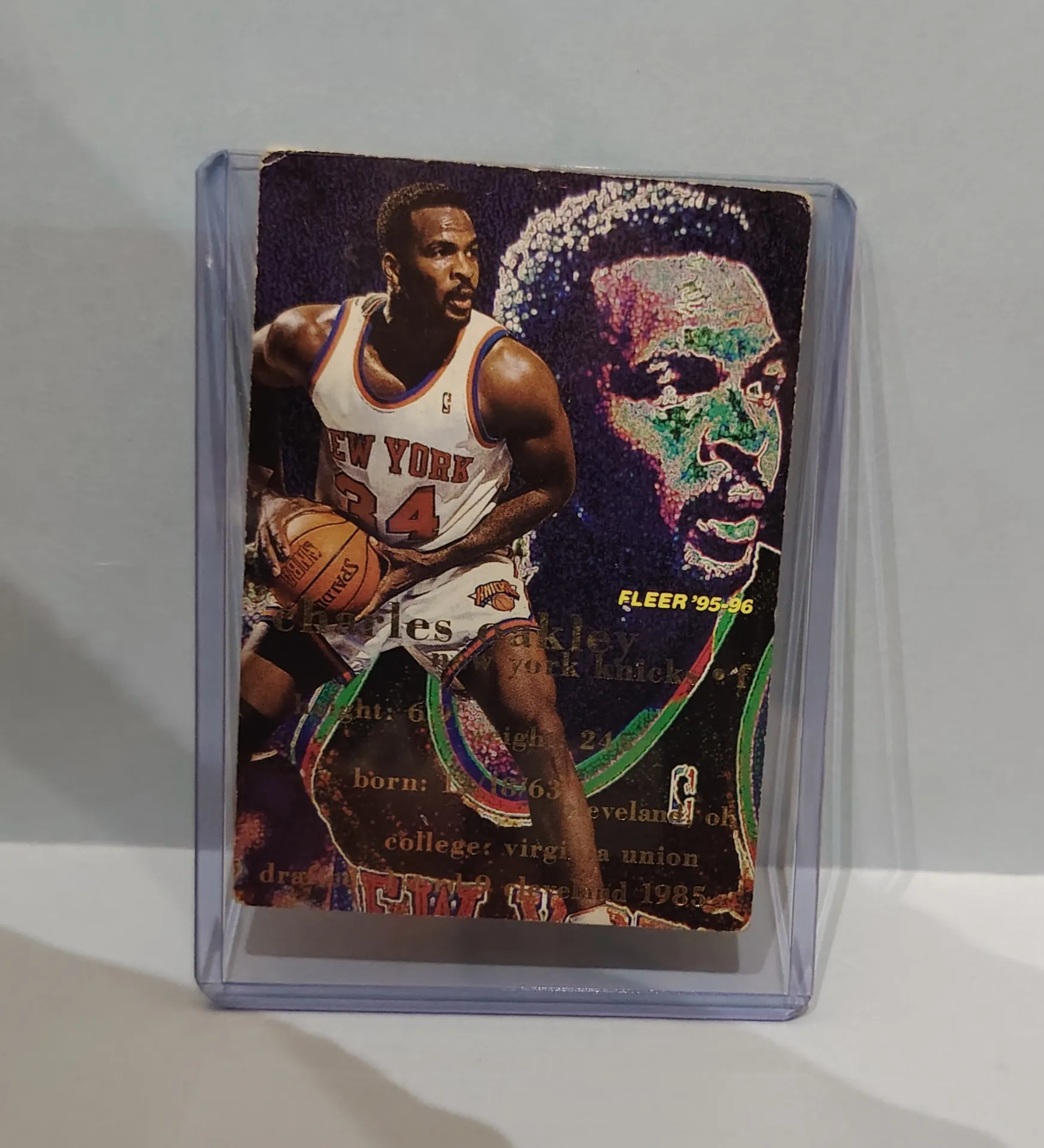 1995-96 Fleer #123 Charles Oakley New York Knicks