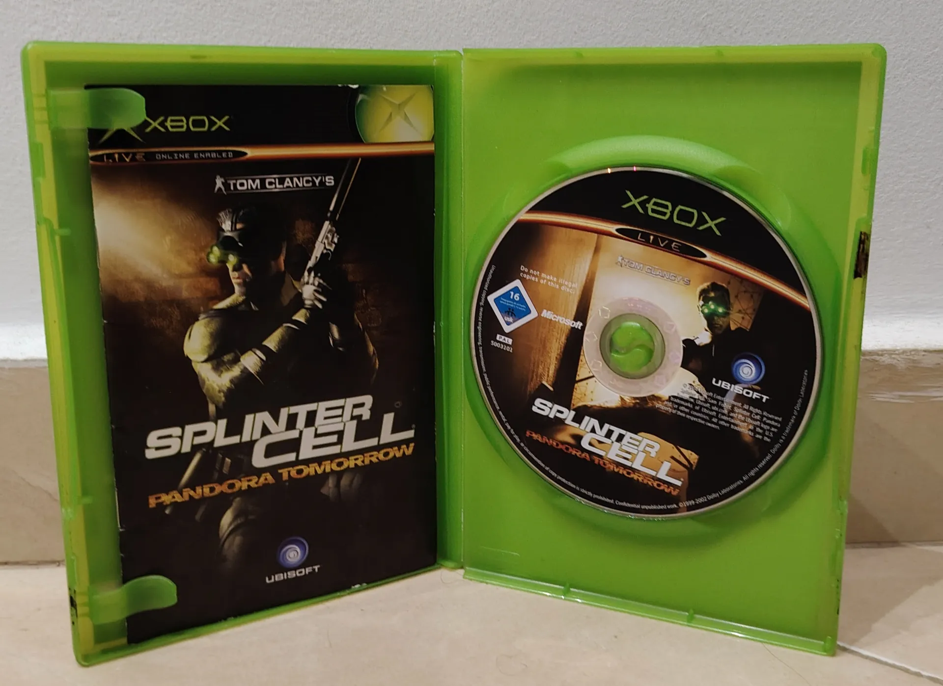 Tom Clancy's Splinter Cell: Pandora Tomorrow (Xbox, PAL)