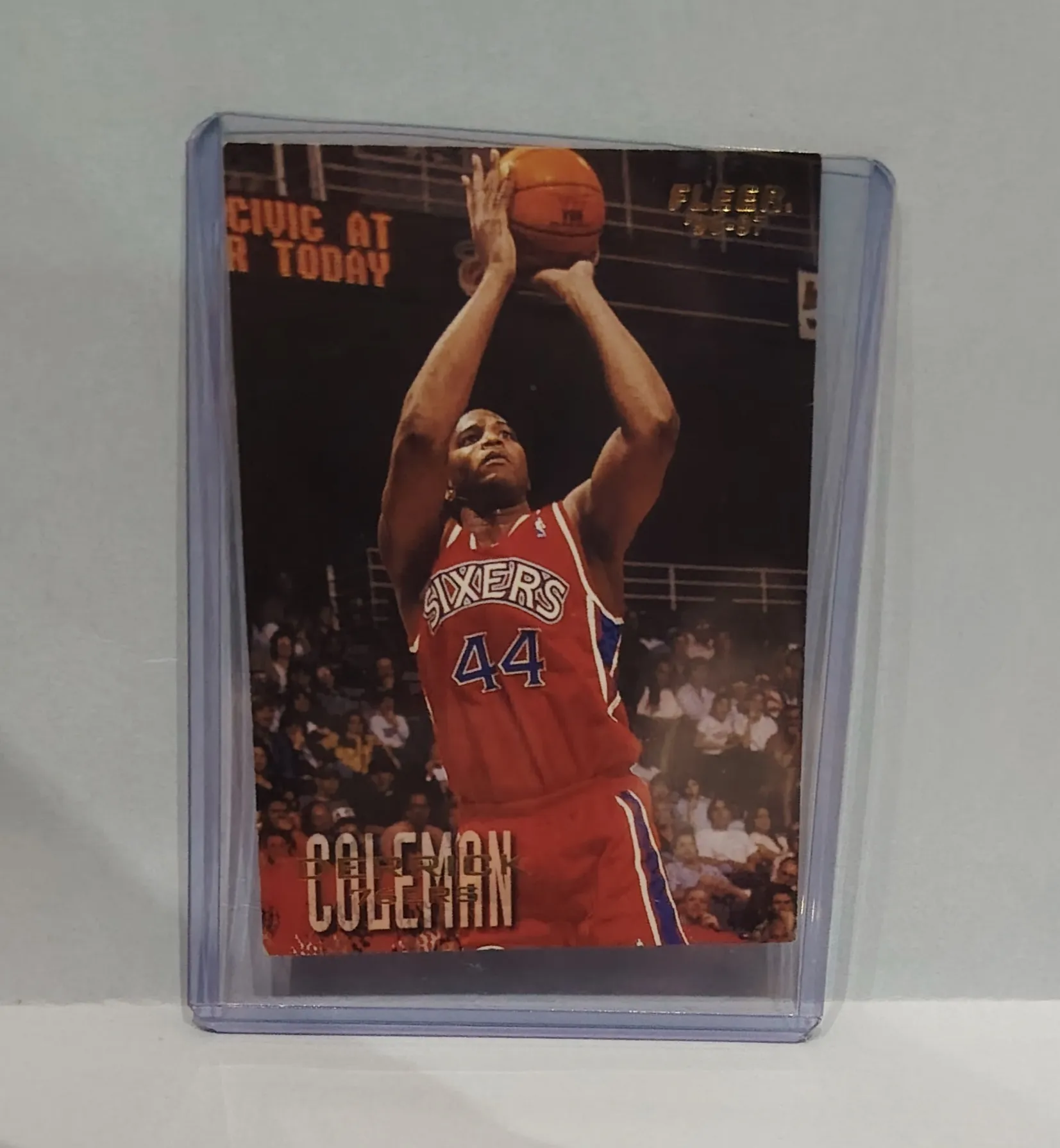 1996-97 SkyBox Z-Force Derrick Coleman #124 Philadelphia 76ers