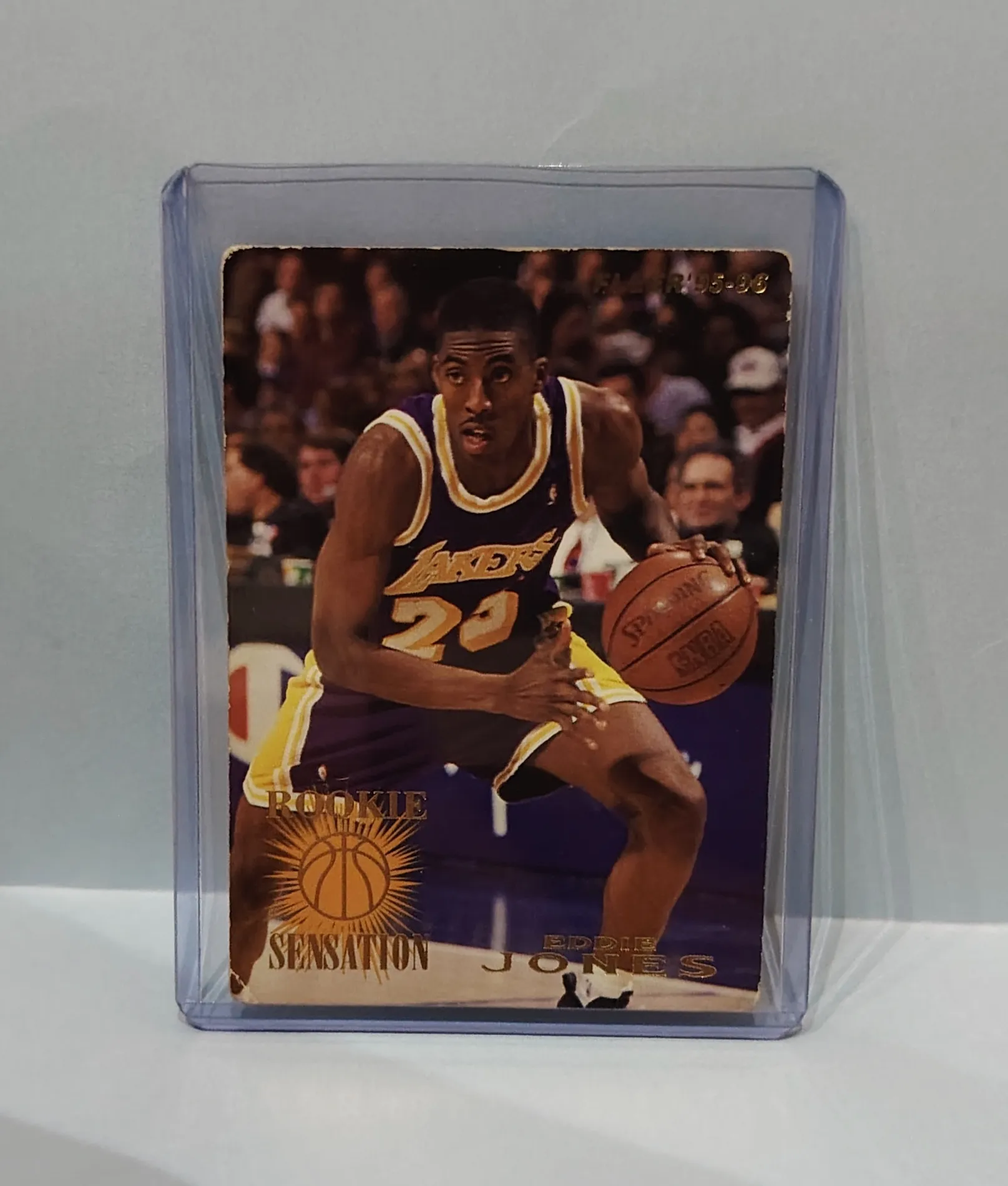 1995-96 Fleer European Rookie Sensation Eddie Jones #213