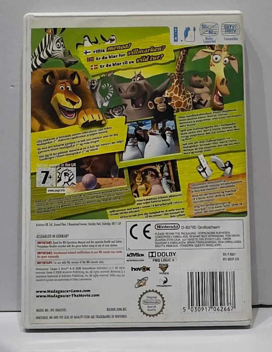 Madagascar: Escape 2 Africa за Nintendo Wii — PAL