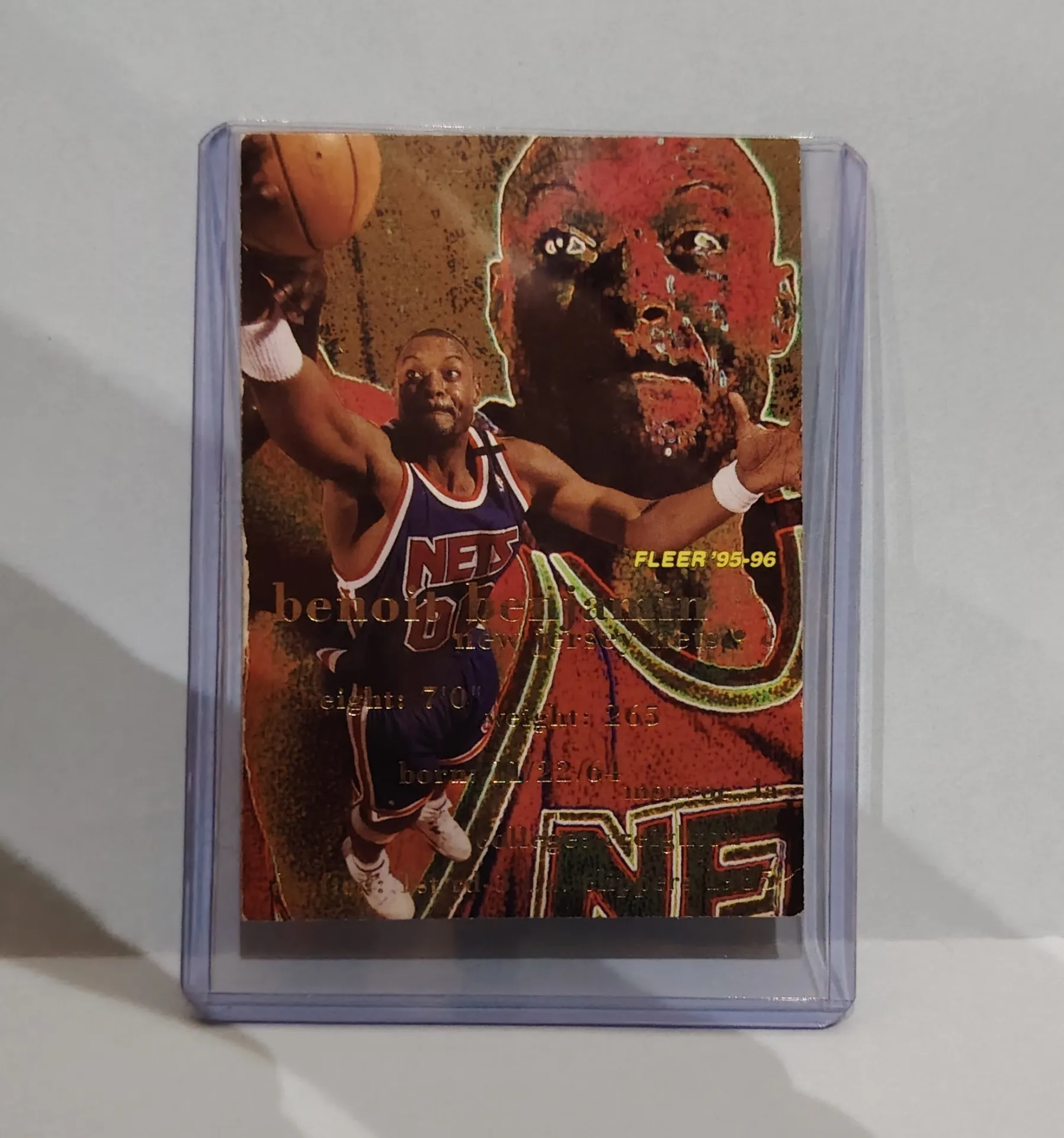 1995-96 Fleer Benoit Benjamin #113 New Jersey Nets