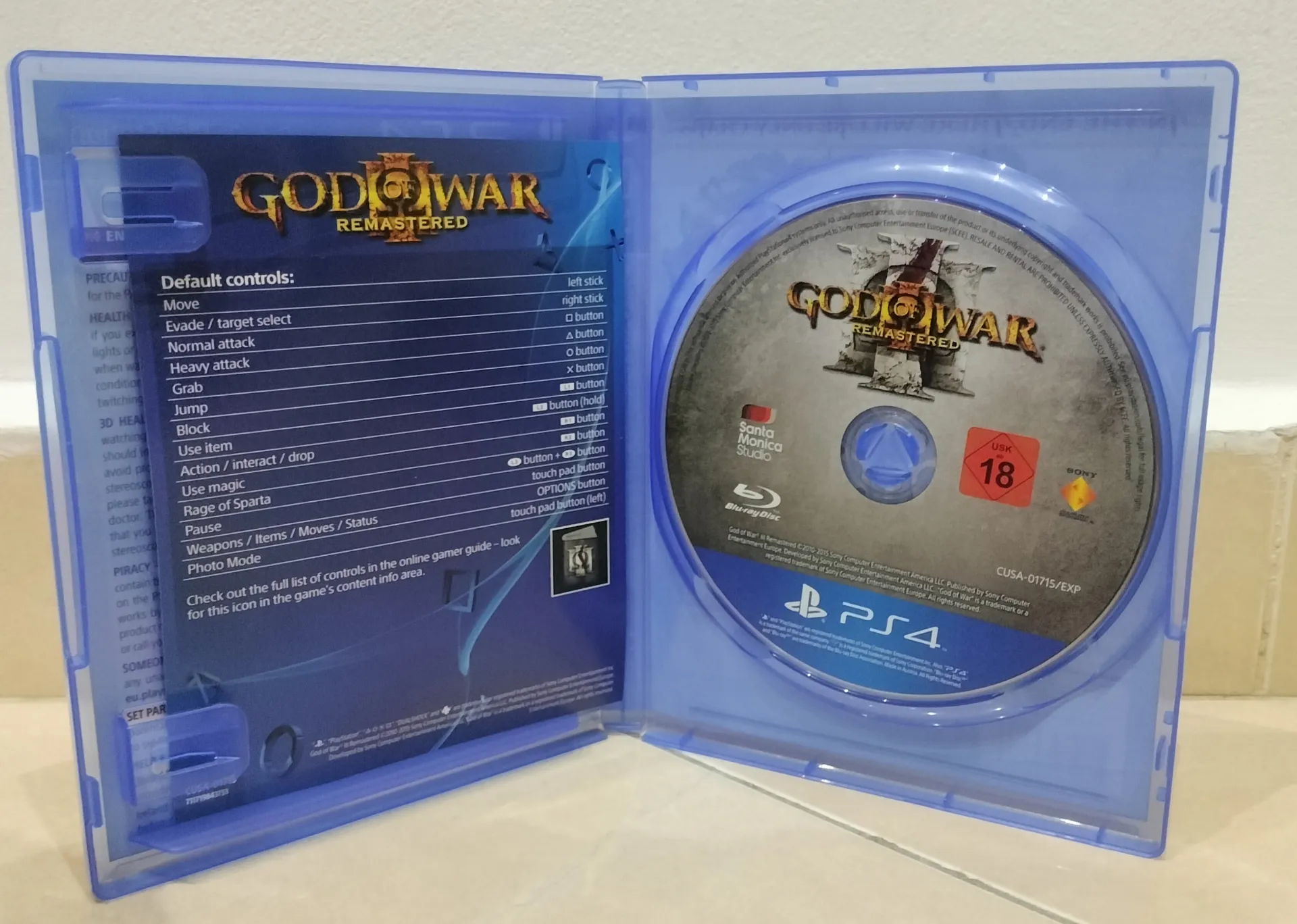 God of War III Remastered for PlayStation 4 — PAL/EU