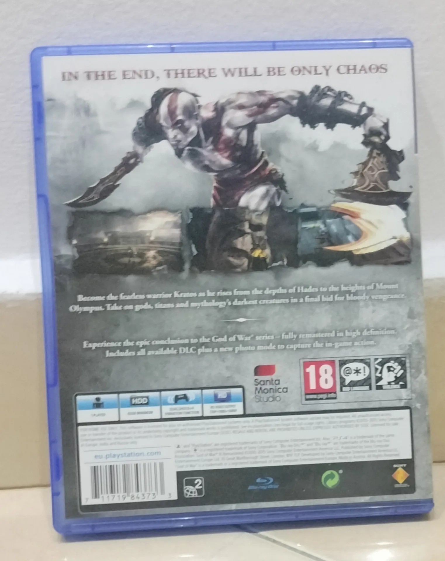God of War III Remastered for PlayStation 4 — PAL/EU