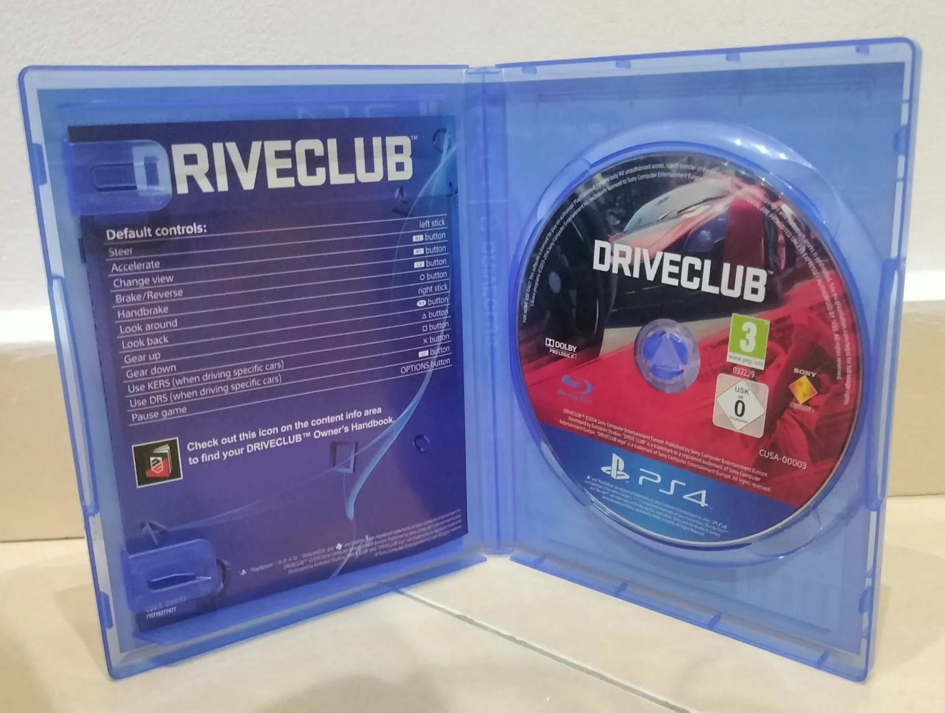 DriveClub for PlayStation 4 — PAL/EU