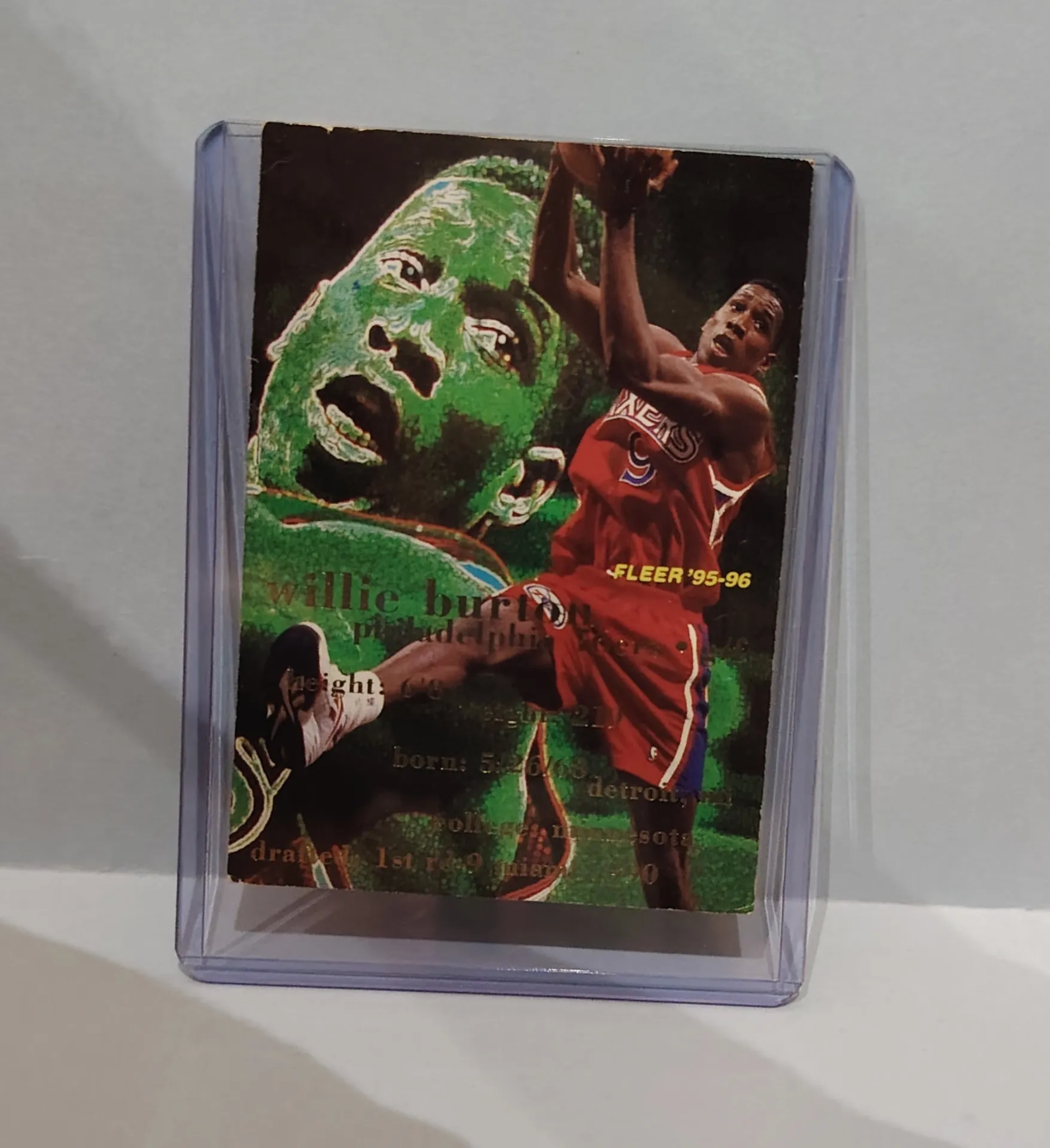 1995-96 Fleer Willie Burton #151